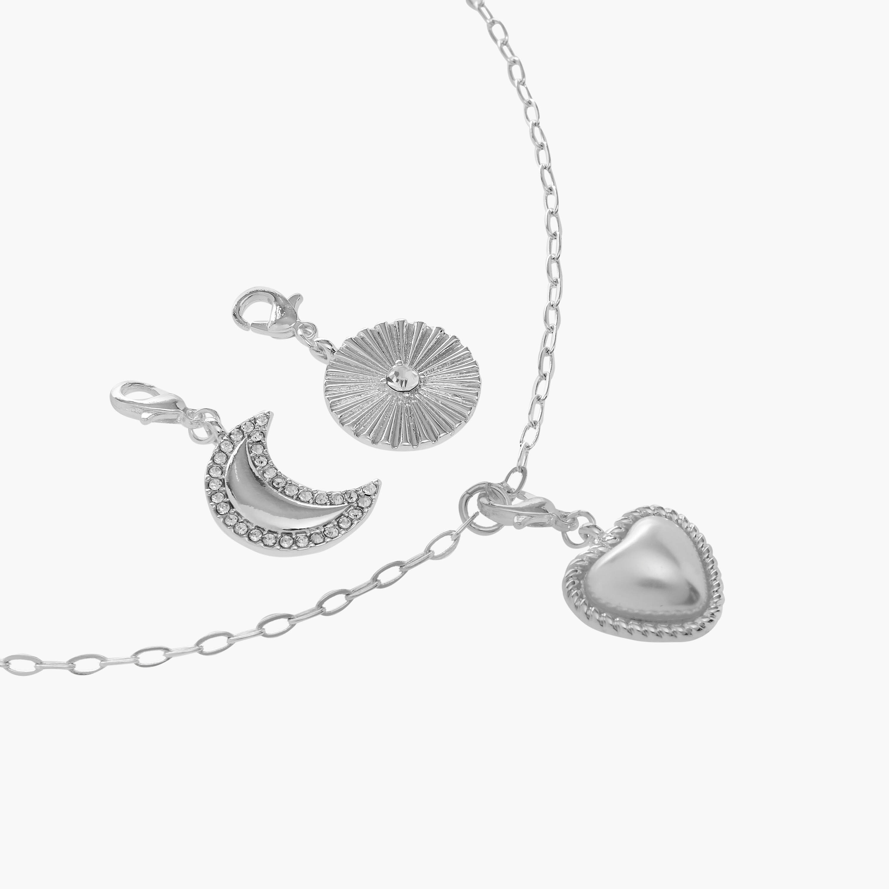 Metallic Chain Pendant Necklace with Charms-women-watchesandjewellery-jewellery-necklacesandpendants-image-4