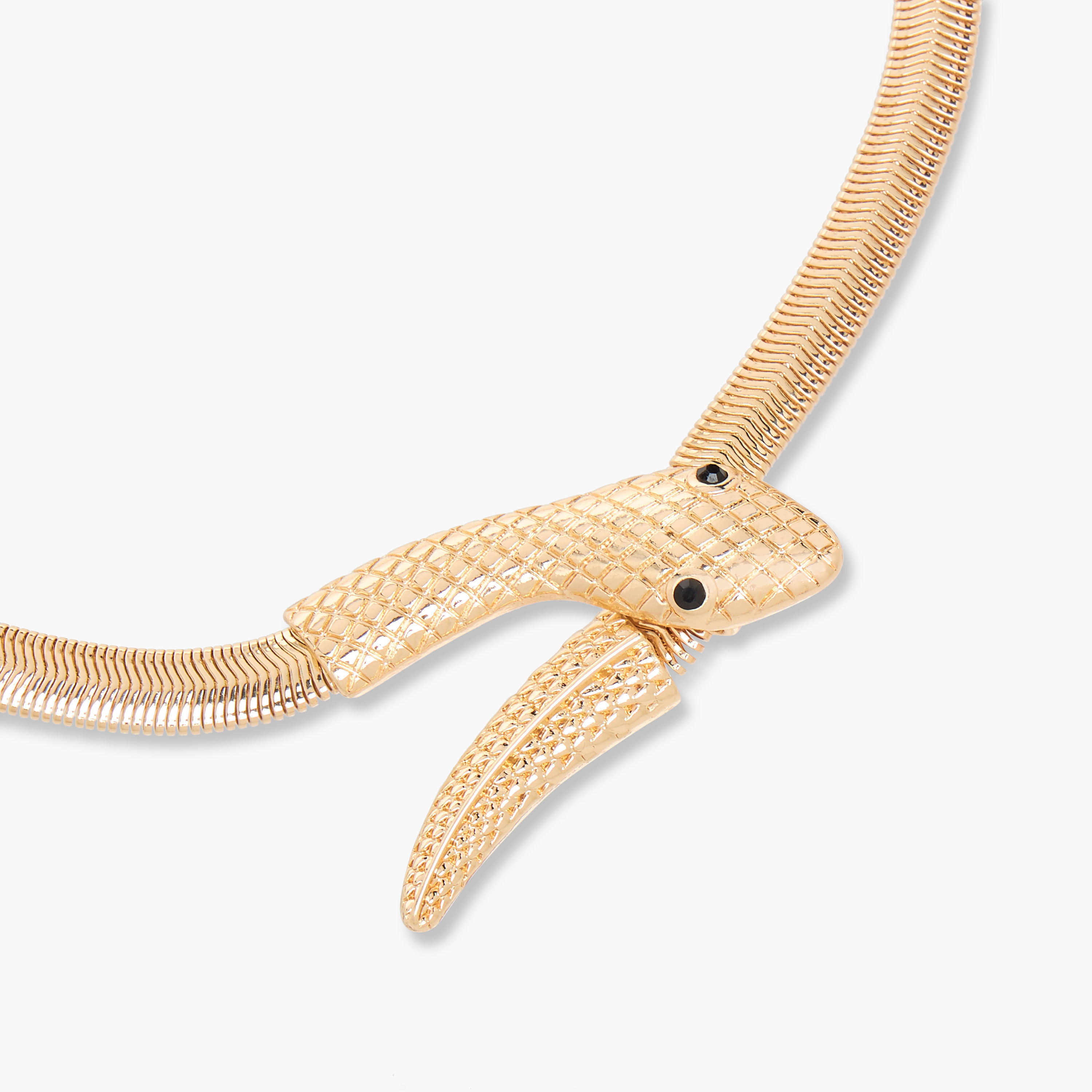 عقد ميتاليك بتفاصيل ثعبان-women-watchesandjewellery-jewellery-necklacesandpendants-image-3