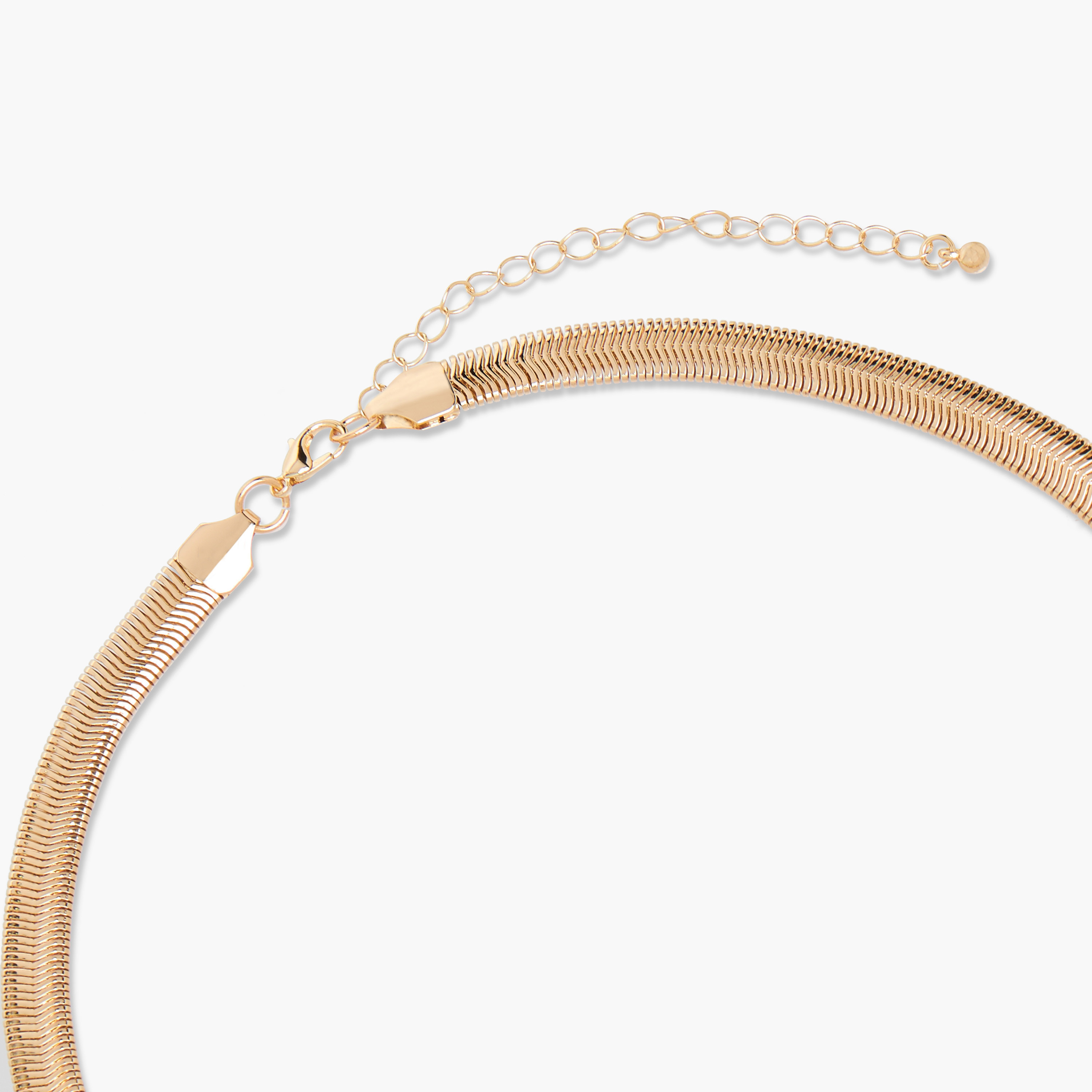 عقد ميتاليك بتفاصيل ثعبان-women-watchesandjewellery-jewellery-necklacesandpendants-image-4