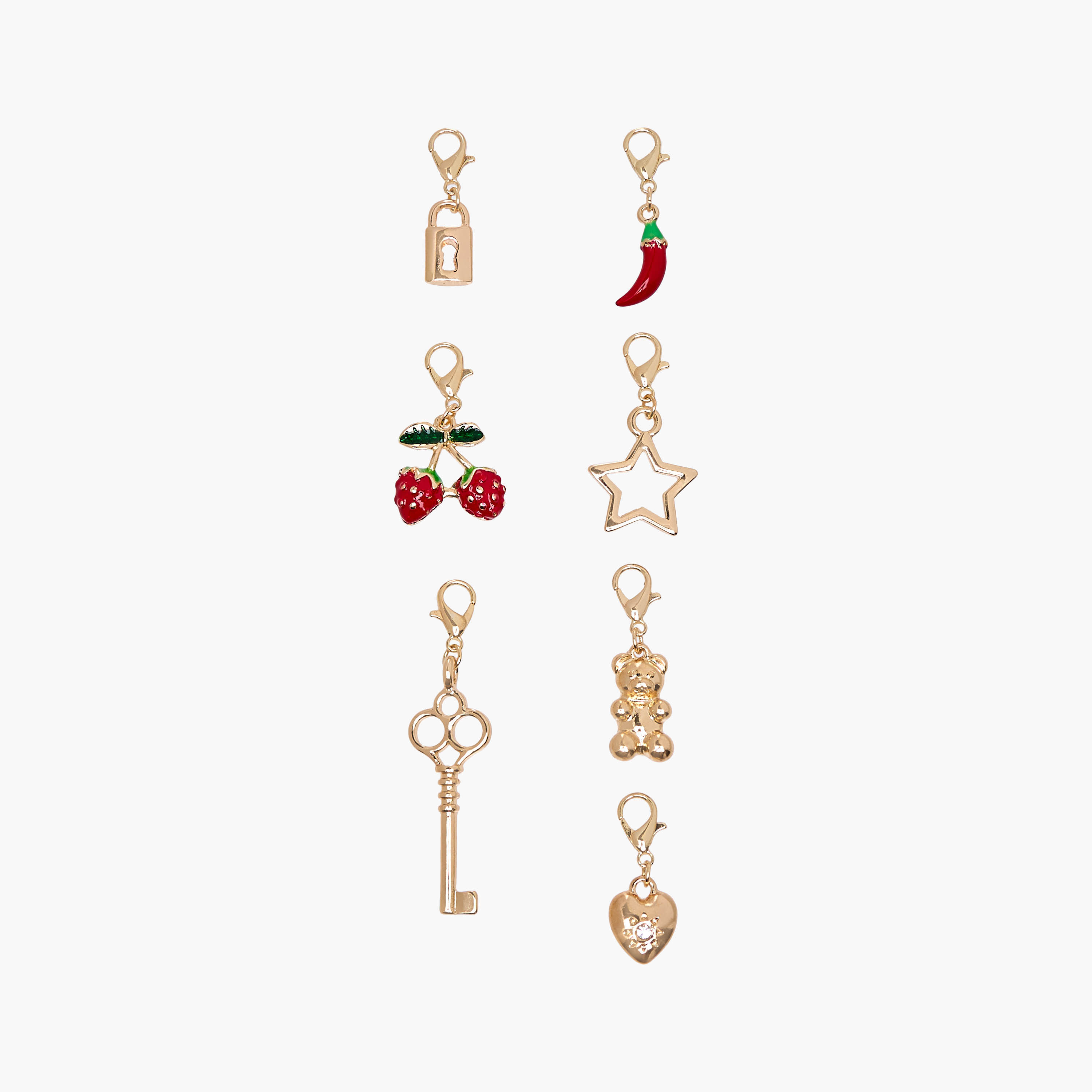 Set of 7 - Assorted Shoe Charms-women-clothingaccessories-novelties-image-1