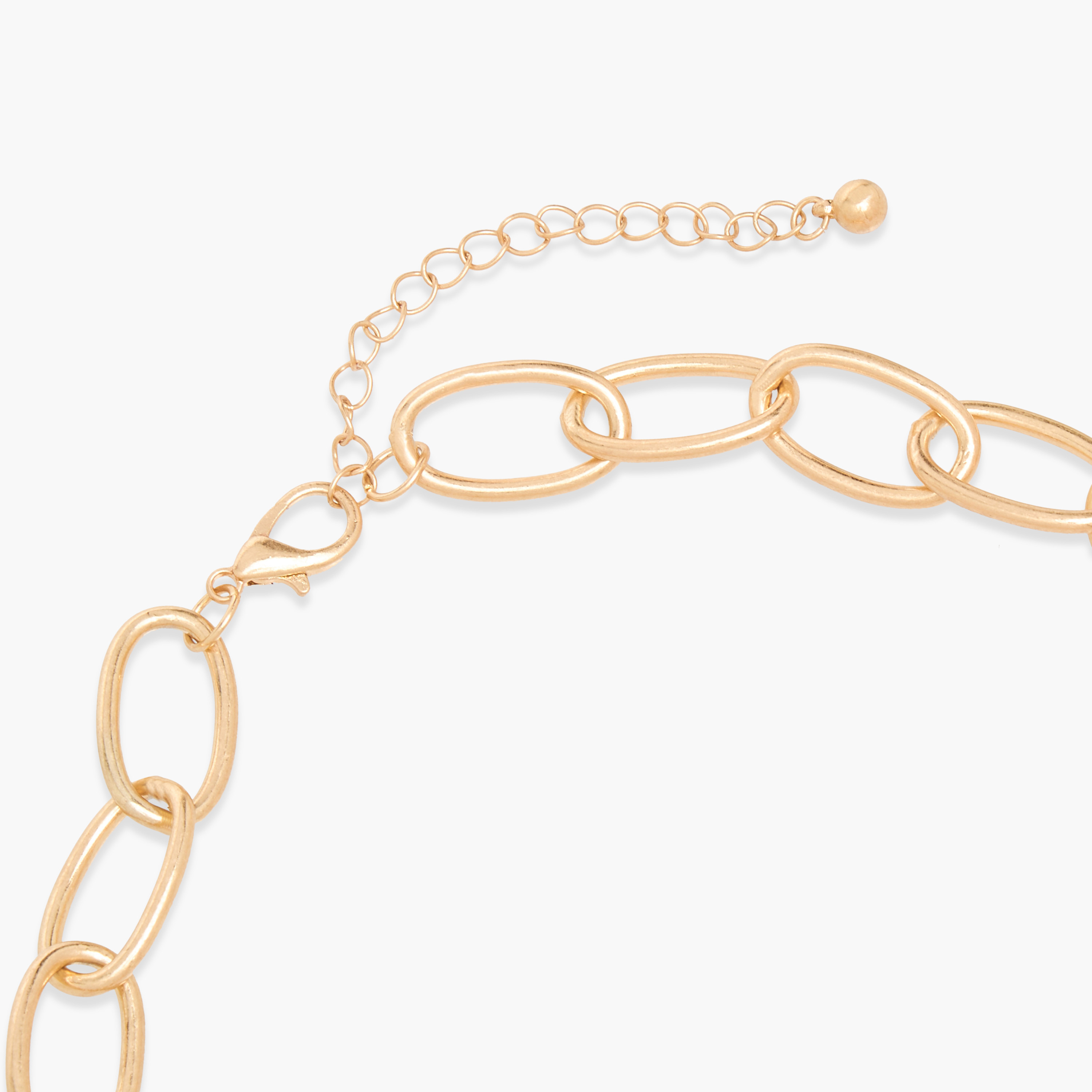 Chunky Chain Necklace with Lobster Clasp Closure-women-watchesandjewellery-jewellery-necklacesandpendants-image-4