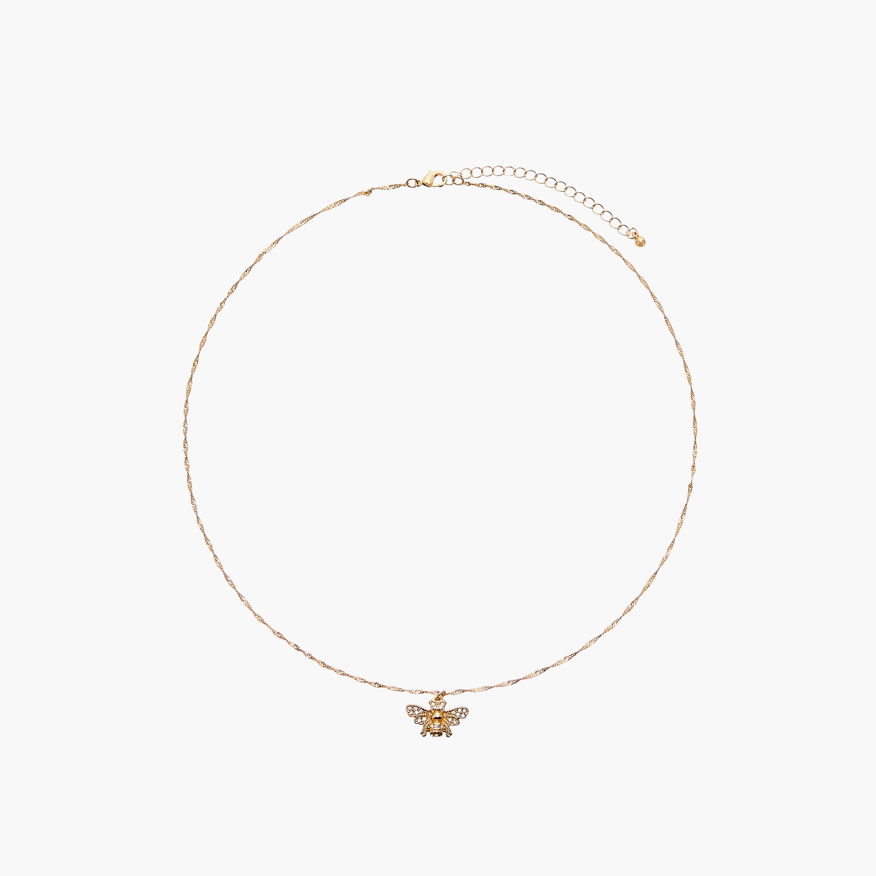 Set of 5 - Assorted Metallic Necklaces with Lobster Clasp-women-watchesandjewellery-jewellery-necklacesandpendants-image-4