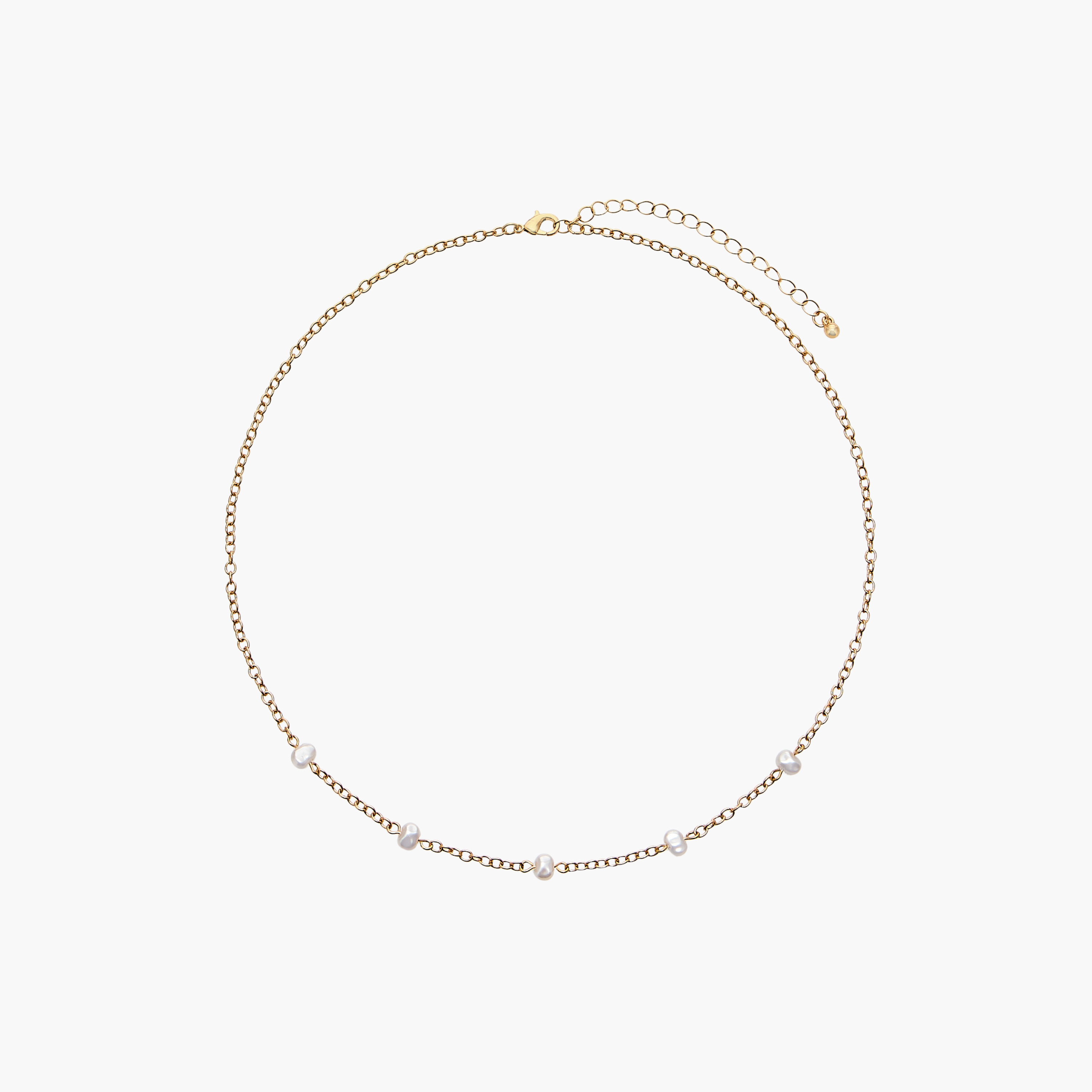 عقد ميتاليك بمشبك إغلاق - طقم من 5 قطع متنوعة-women-watchesandjewellery-jewellery-necklacesandpendants-image-7