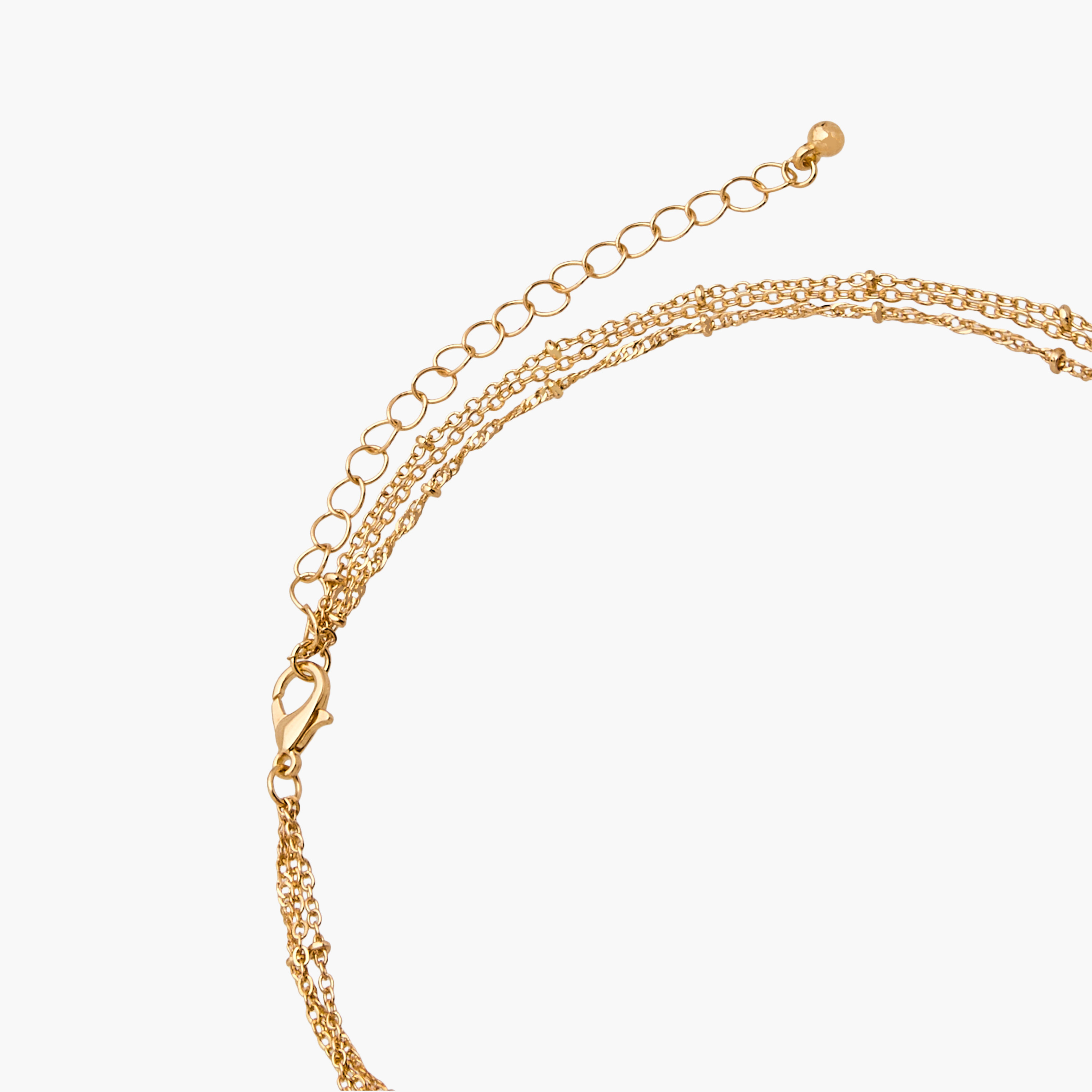 Layered Initial A Pendant Necklace with Lobster Clasp Closure-women-watchesandjewellery-jewellery-necklacesandpendants-image-4