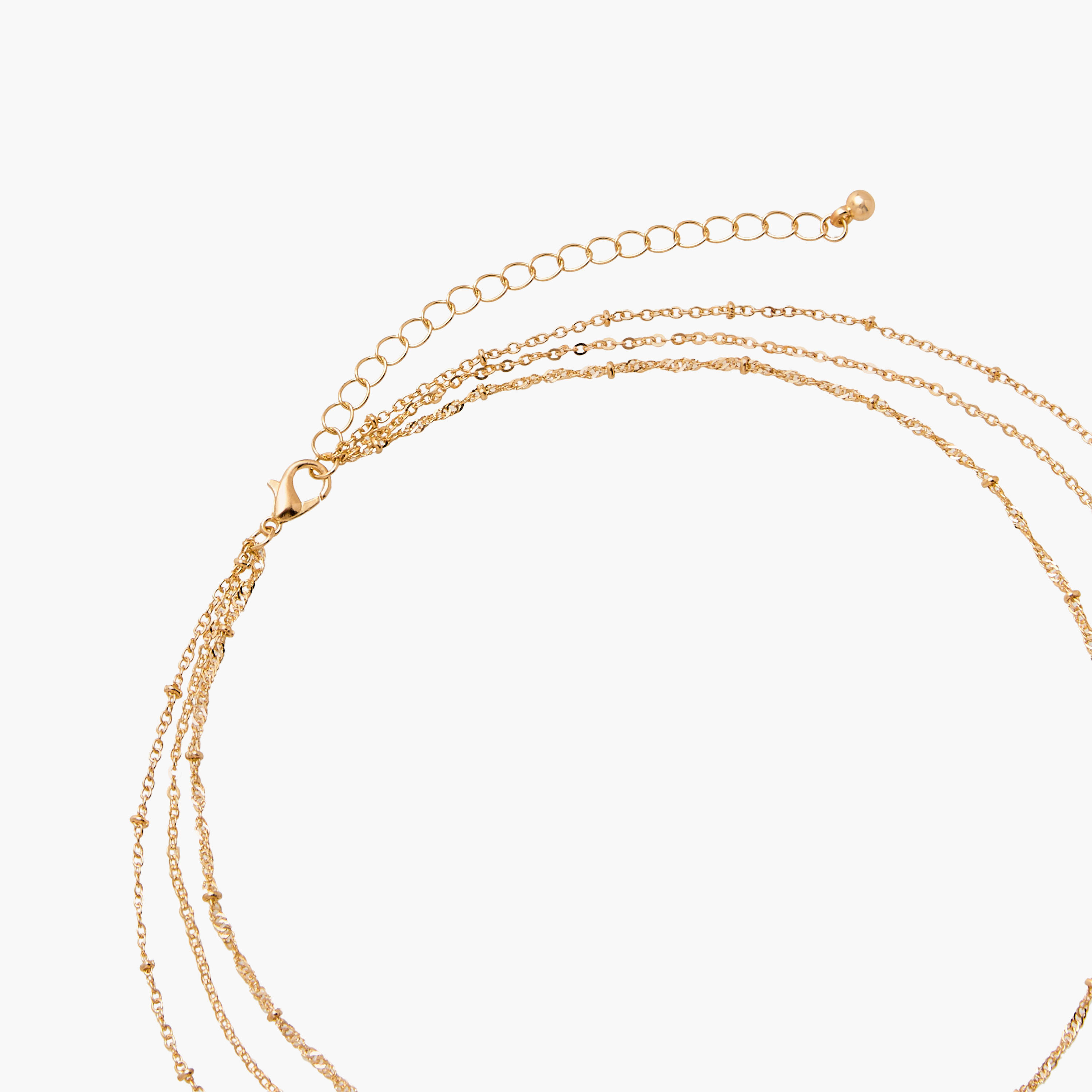 Alphabet D Pendant Layered Necklace with Lobster Clasp-women-watchesandjewellery-jewellery-necklacesandpendants-image-4