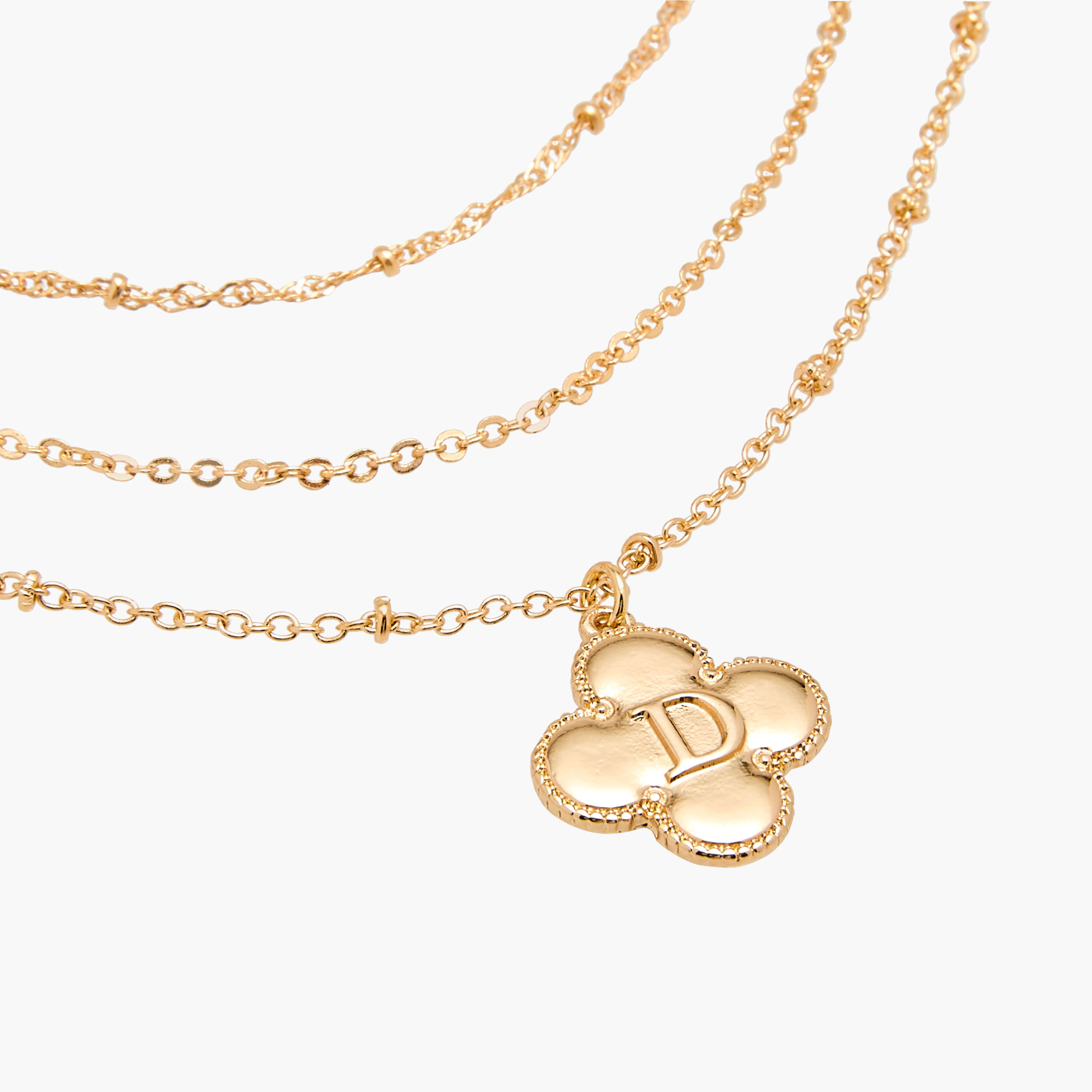 Alphabet D Pendant Layered Necklace with Lobster Clasp-women-watchesandjewellery-jewellery-necklacesandpendants-image-5