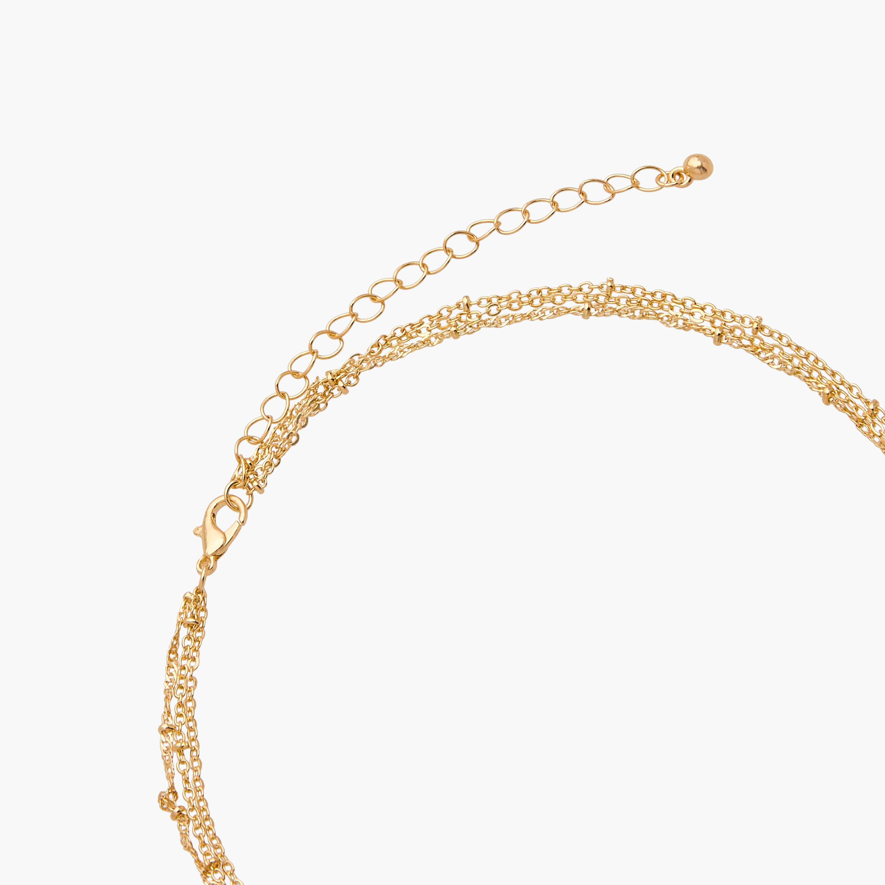 Alphabet H Pendant Layered Necklace with Lobster Clasp-women-watchesandjewellery-jewellery-necklacesandpendants-image-4