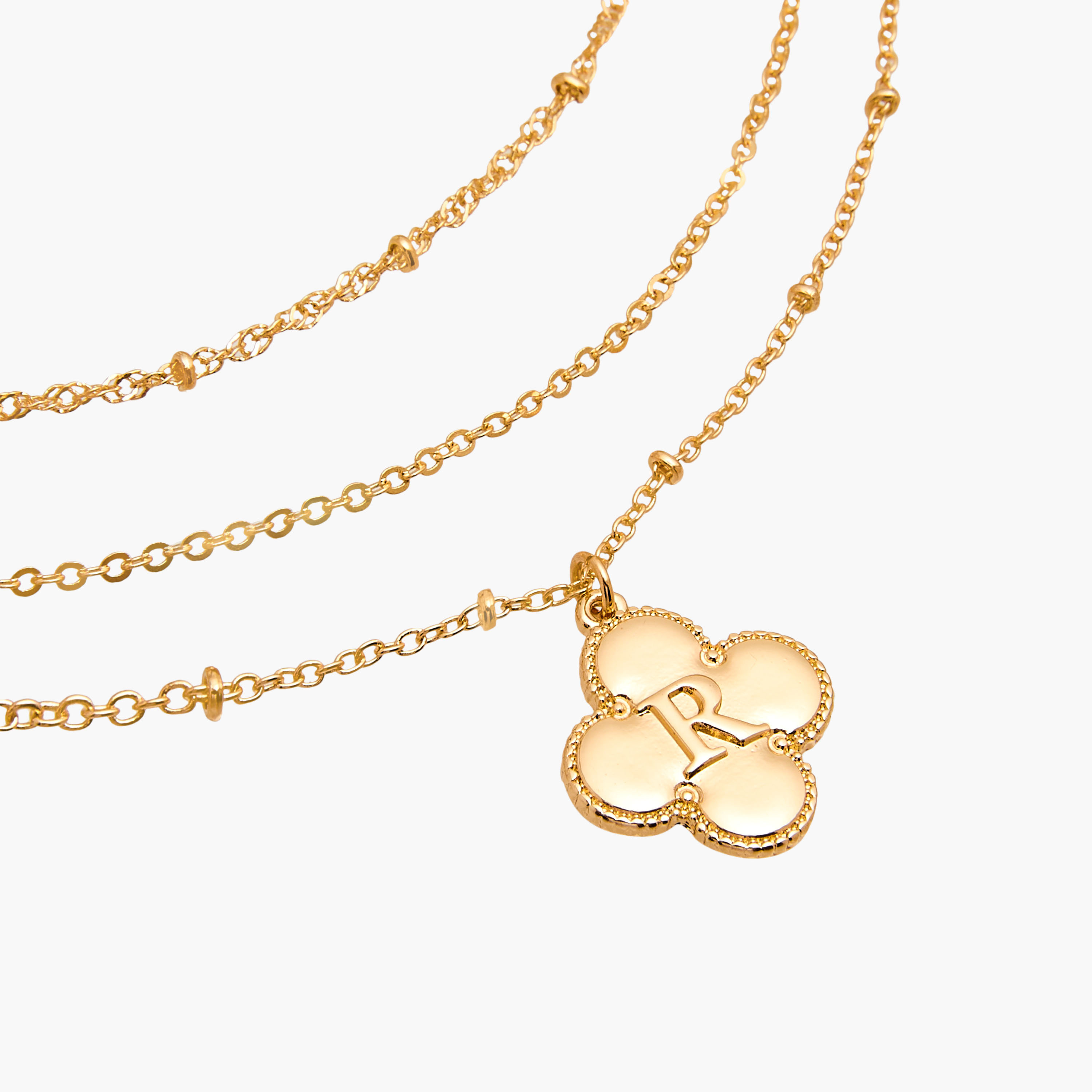 Alphabet R Pendant Layered Necklace with Lobster Clasp-women-watchesandjewellery-jewellery-necklacesandpendants-image-5