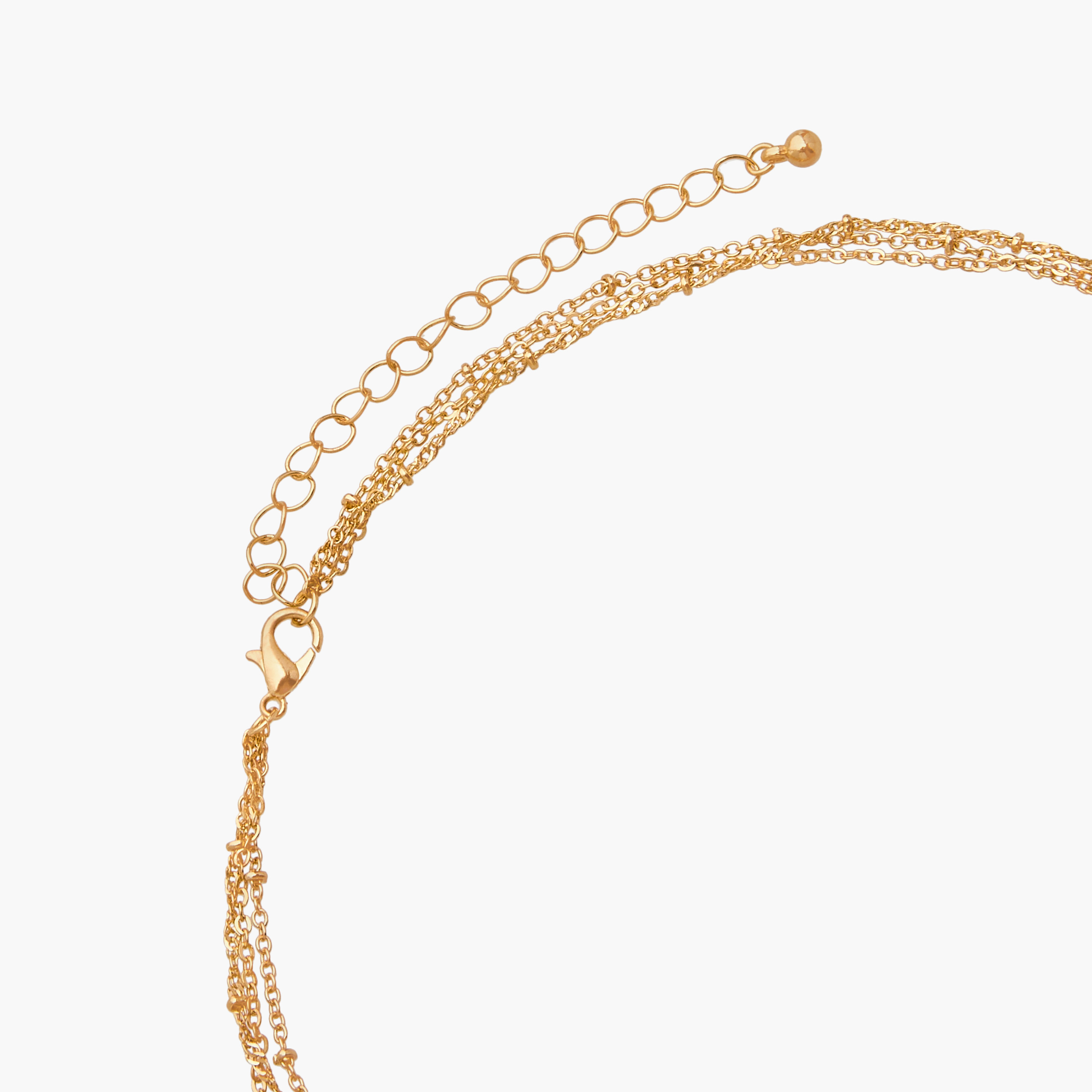 عقد بطبقات ودلاية حرف وقفل إغلاق-women-watchesandjewellery-jewellery-necklacesandpendants-image-4