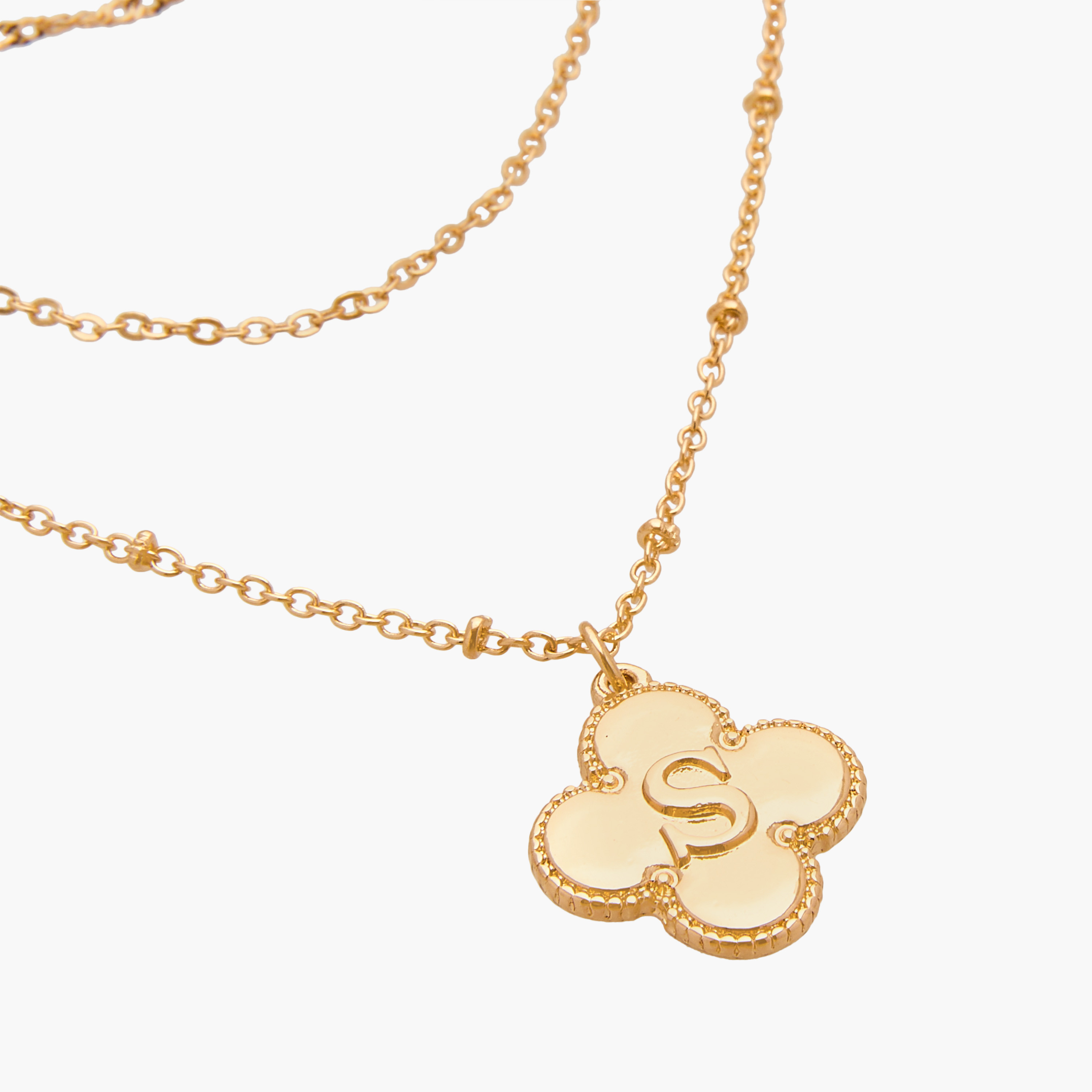 عقد بطبقات ودلاية حرف وقفل إغلاق-women-watchesandjewellery-jewellery-necklacesandpendants-image-5