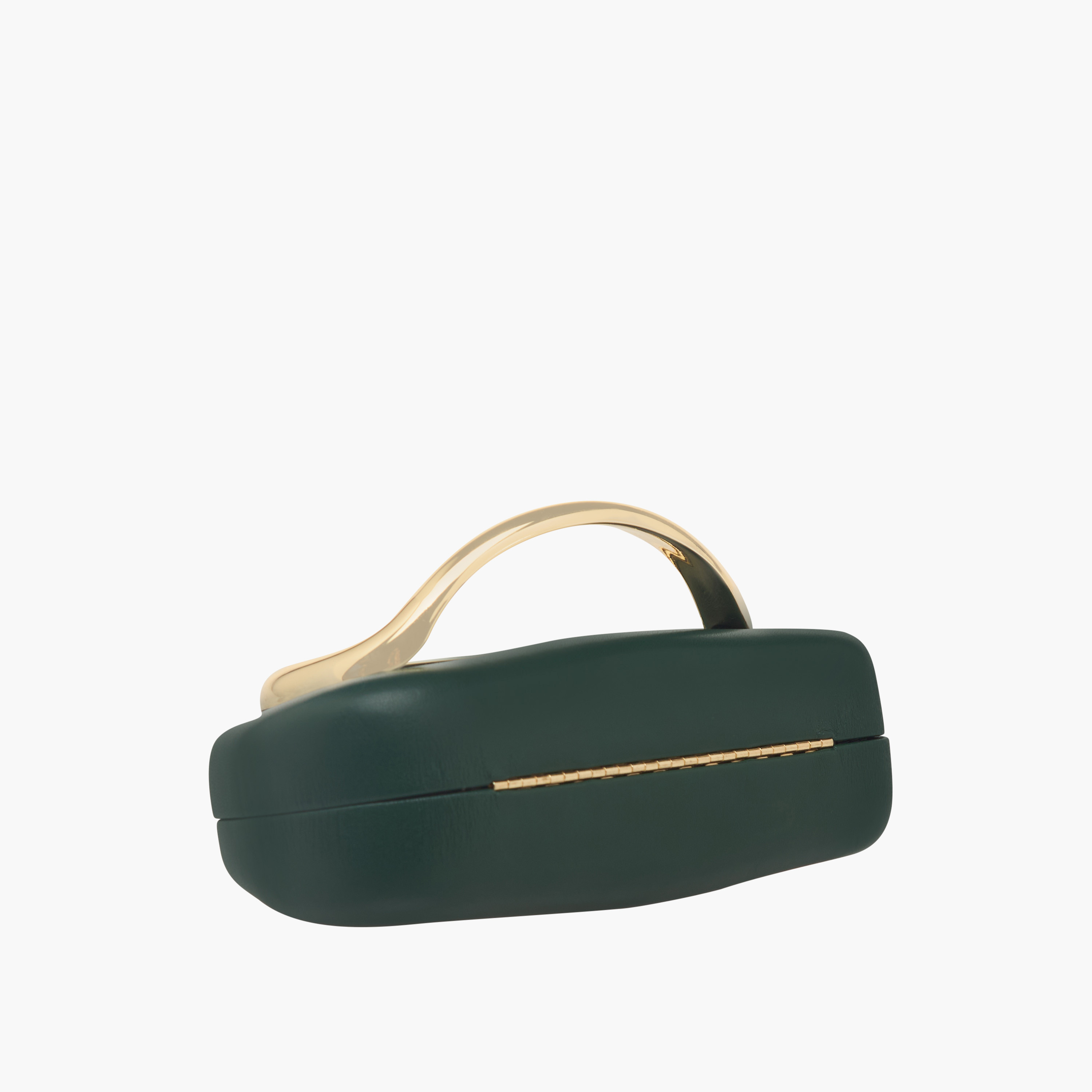 Metal Trim Clutch Bag with Chain Strap-women-bagsandwallets-handbags-image-8