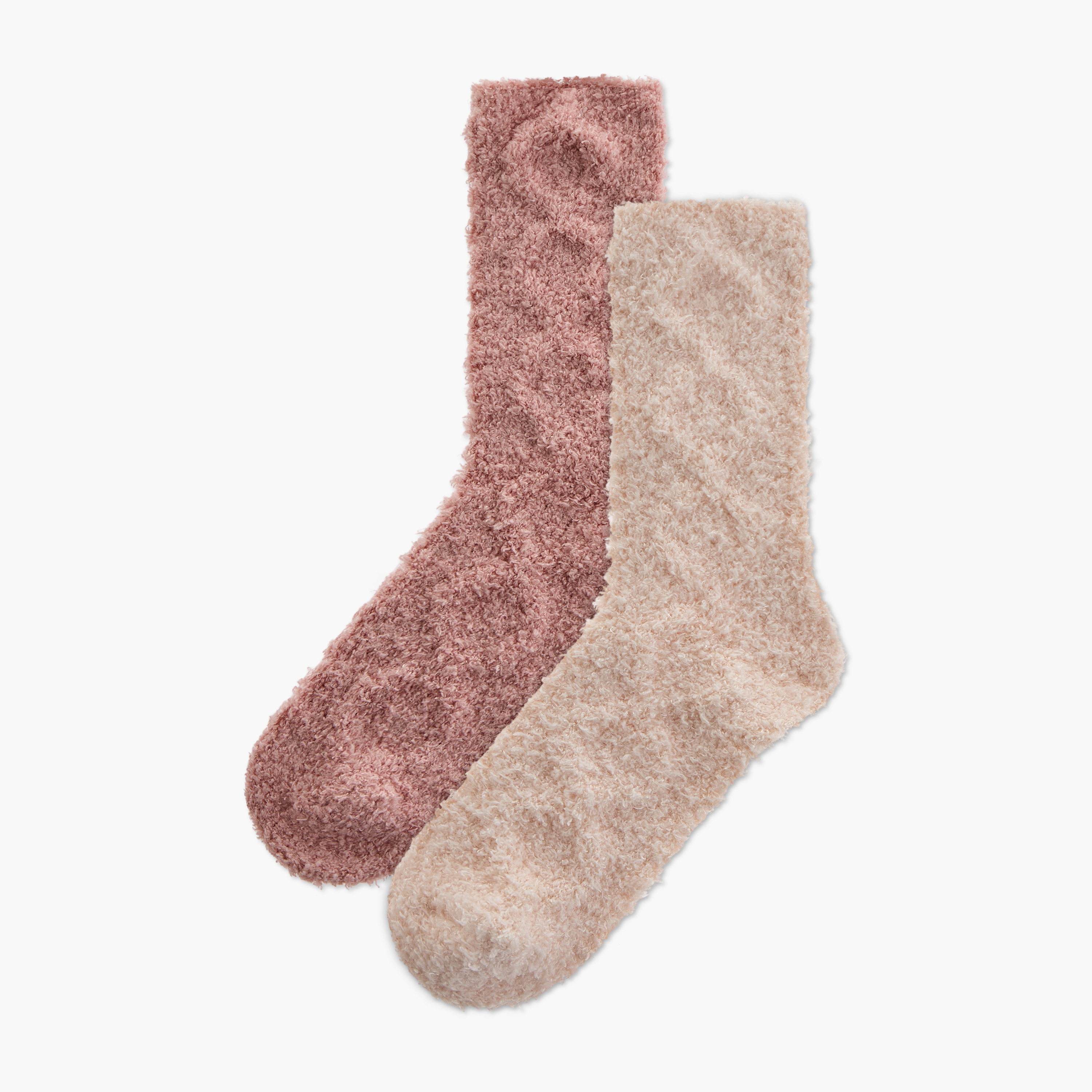 Pack of 2 Cosy Crew Length Socks-women-socksandstockings-image-1