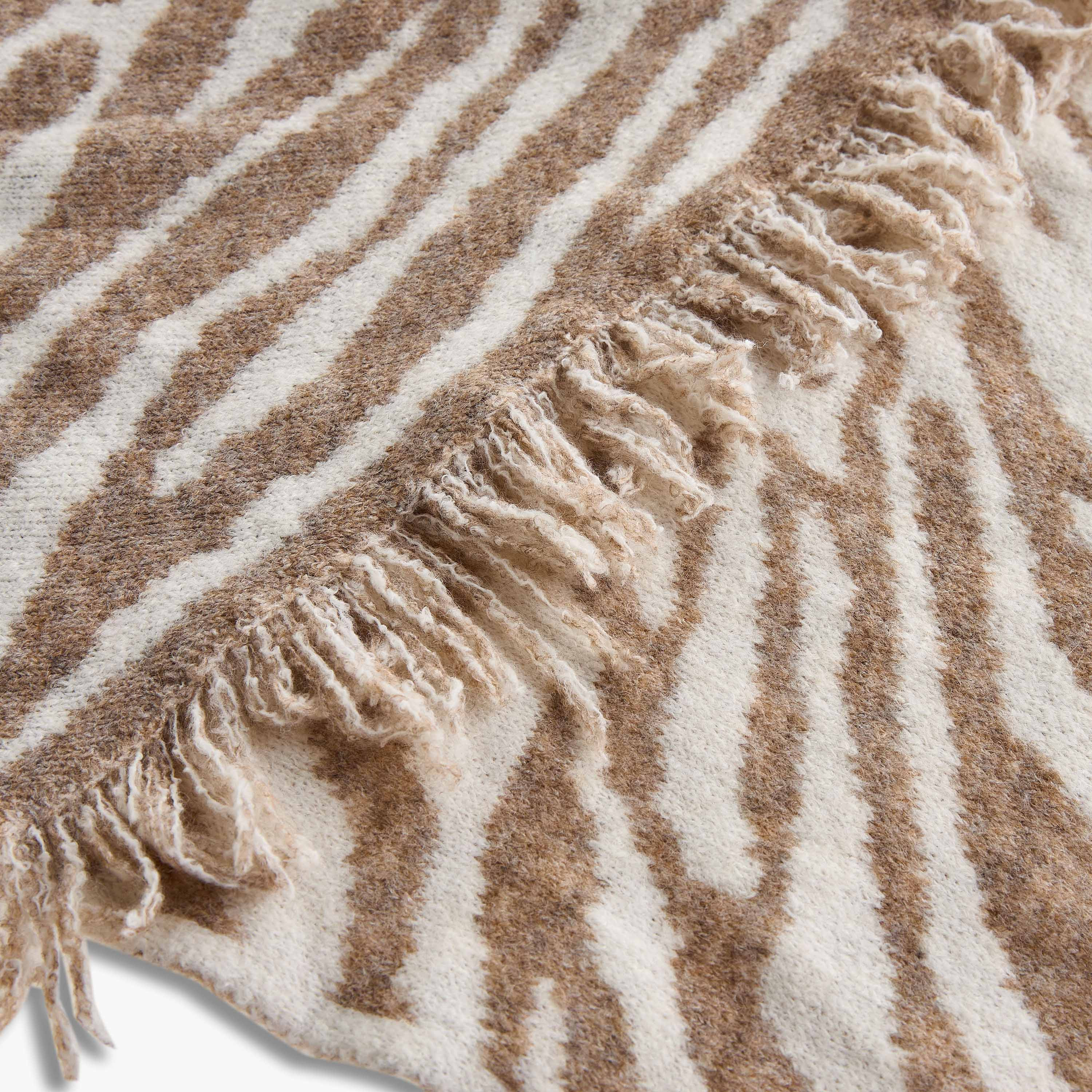 Scarf Triangle Polyester Animal Print Multicolour-women-winterwear-scarves-image-4