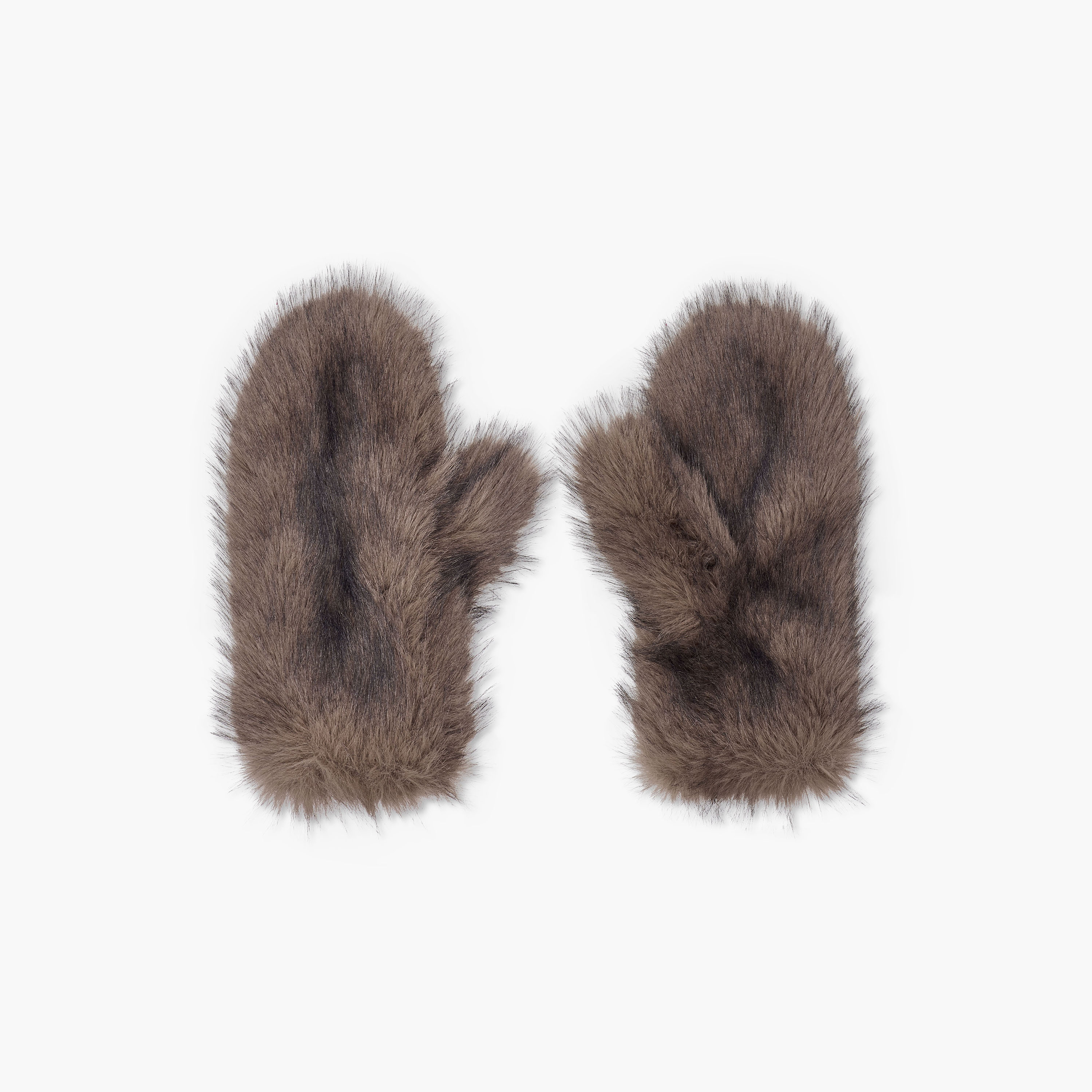 Winter Furry Mittens-women-winterwear-gloves-image-1