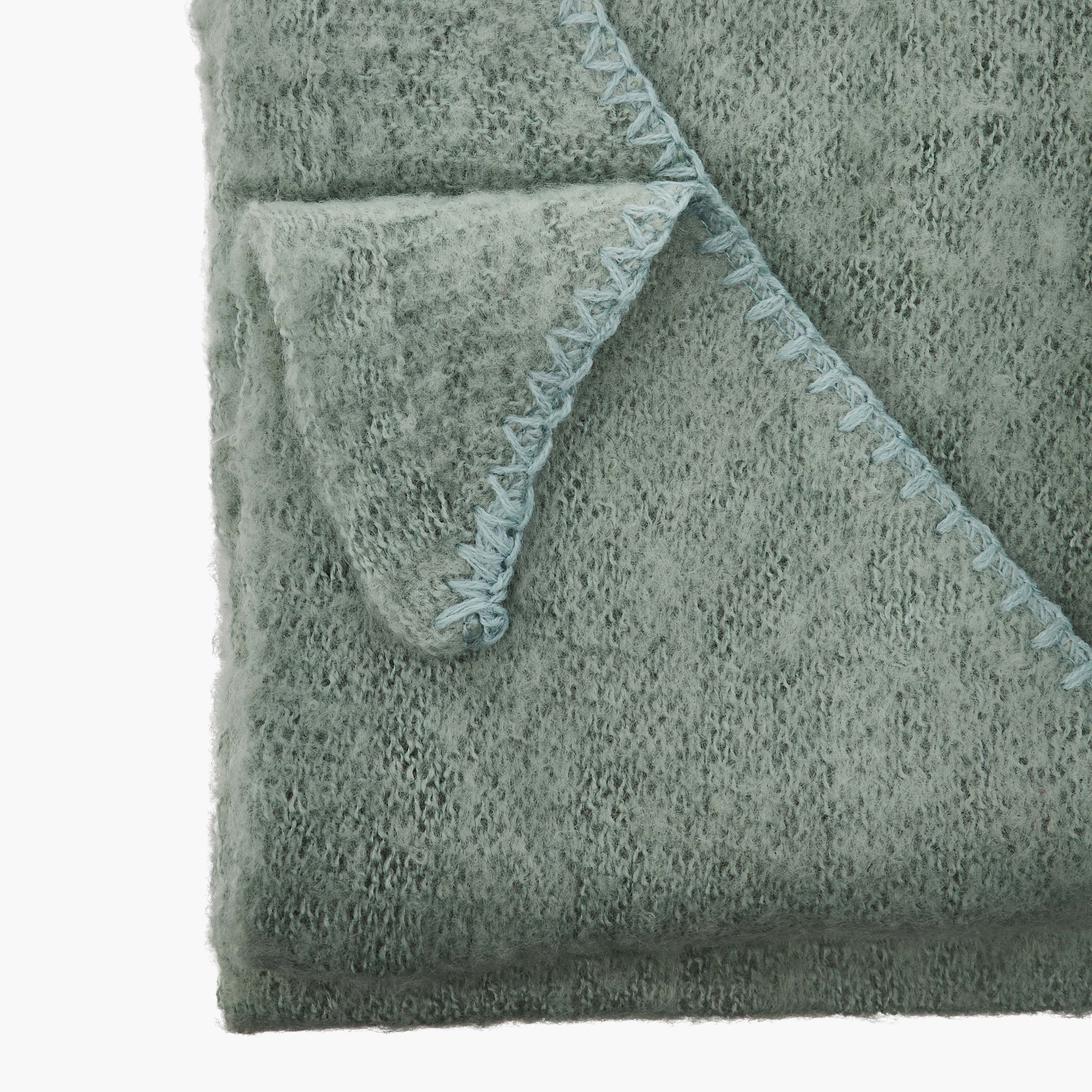 Scarf Triangle Polyester Green-women-winterwear-scarves-image-4