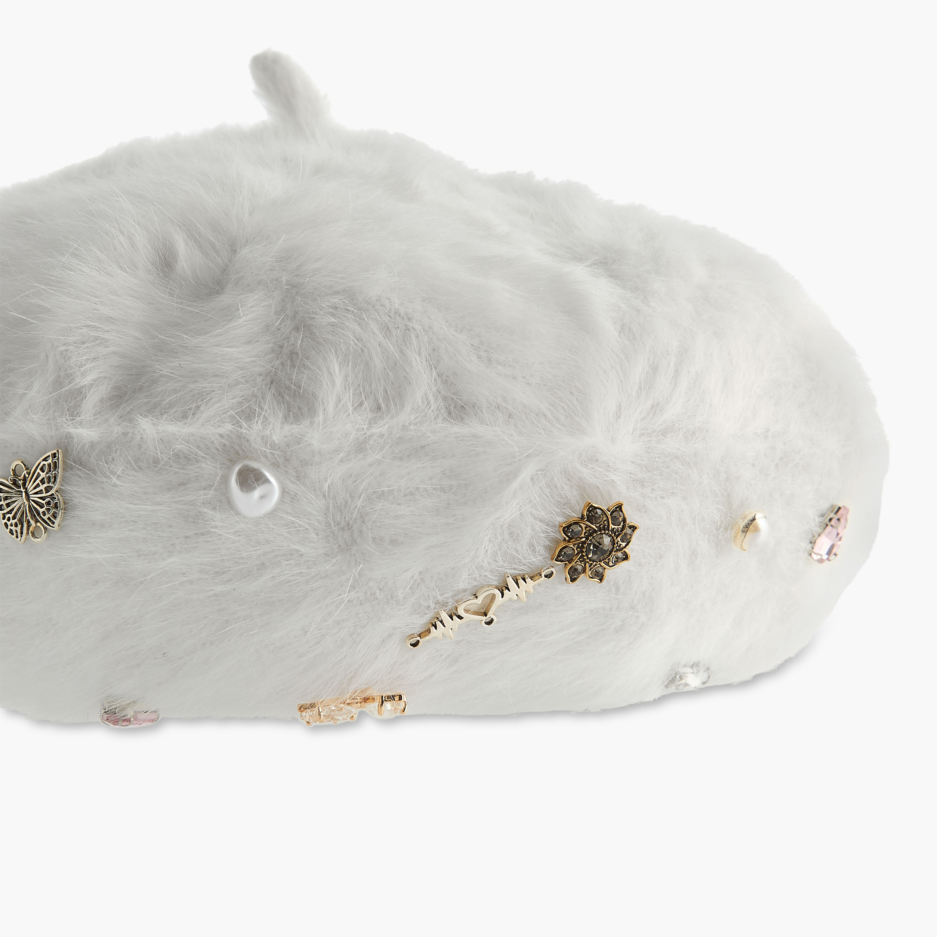 Charm Detail Beret Cap-women-clothingaccessories-capsandhats-image-3