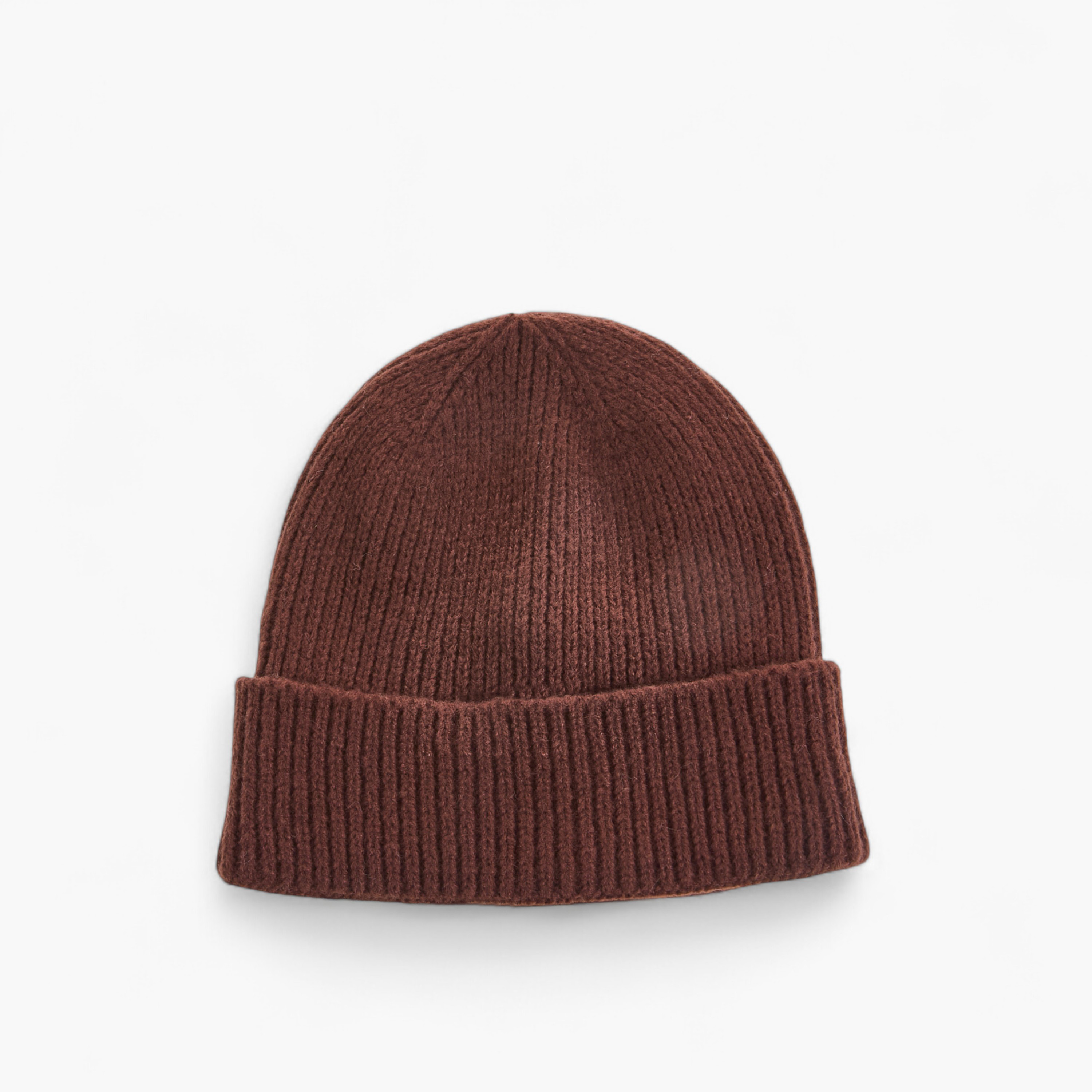 قبعة بيني مضلعة بحافة مطوية-women-clothingaccessories-capsandhats-image-1