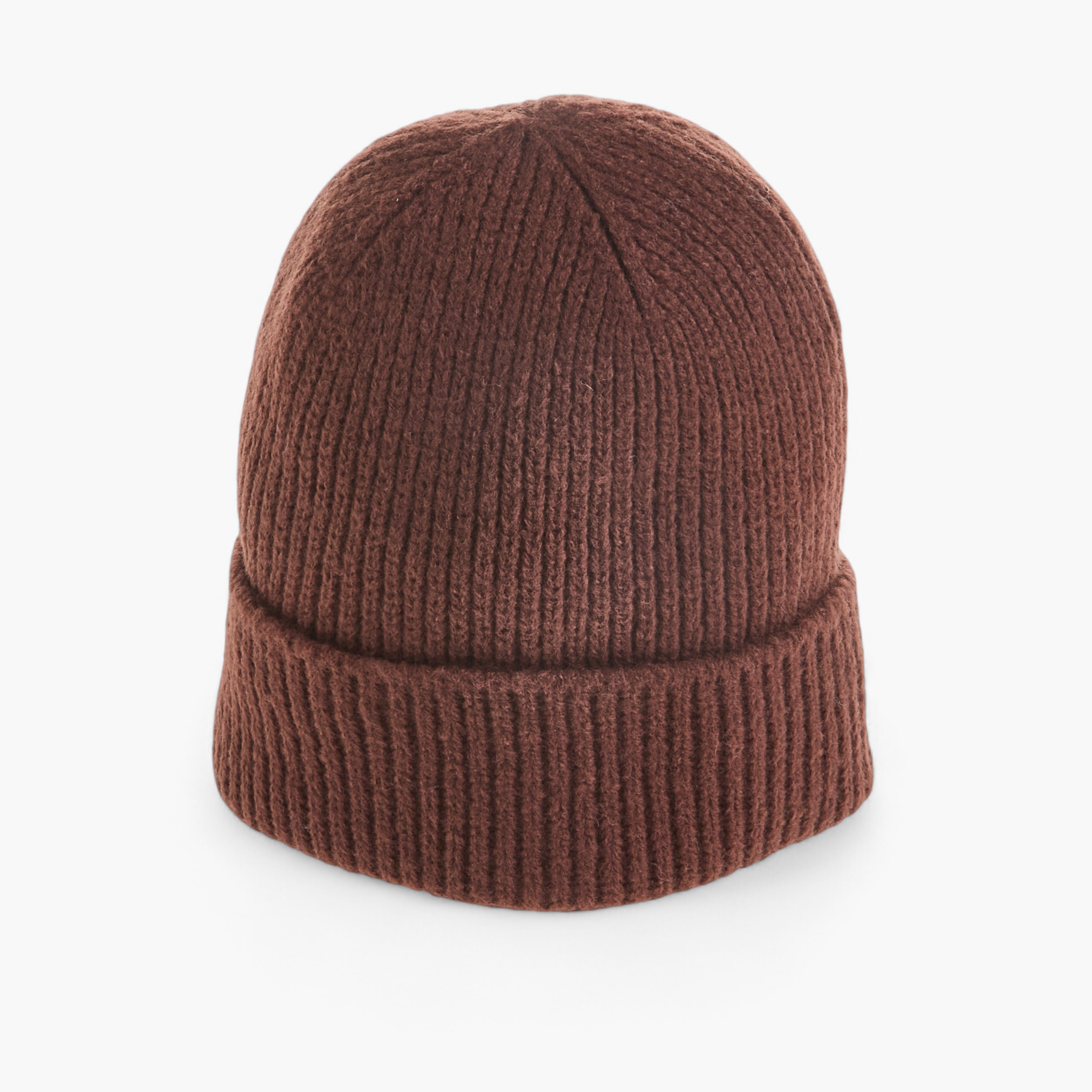 قبعة بيني مضلعة بحافة مطوية-women-clothingaccessories-capsandhats-image-4