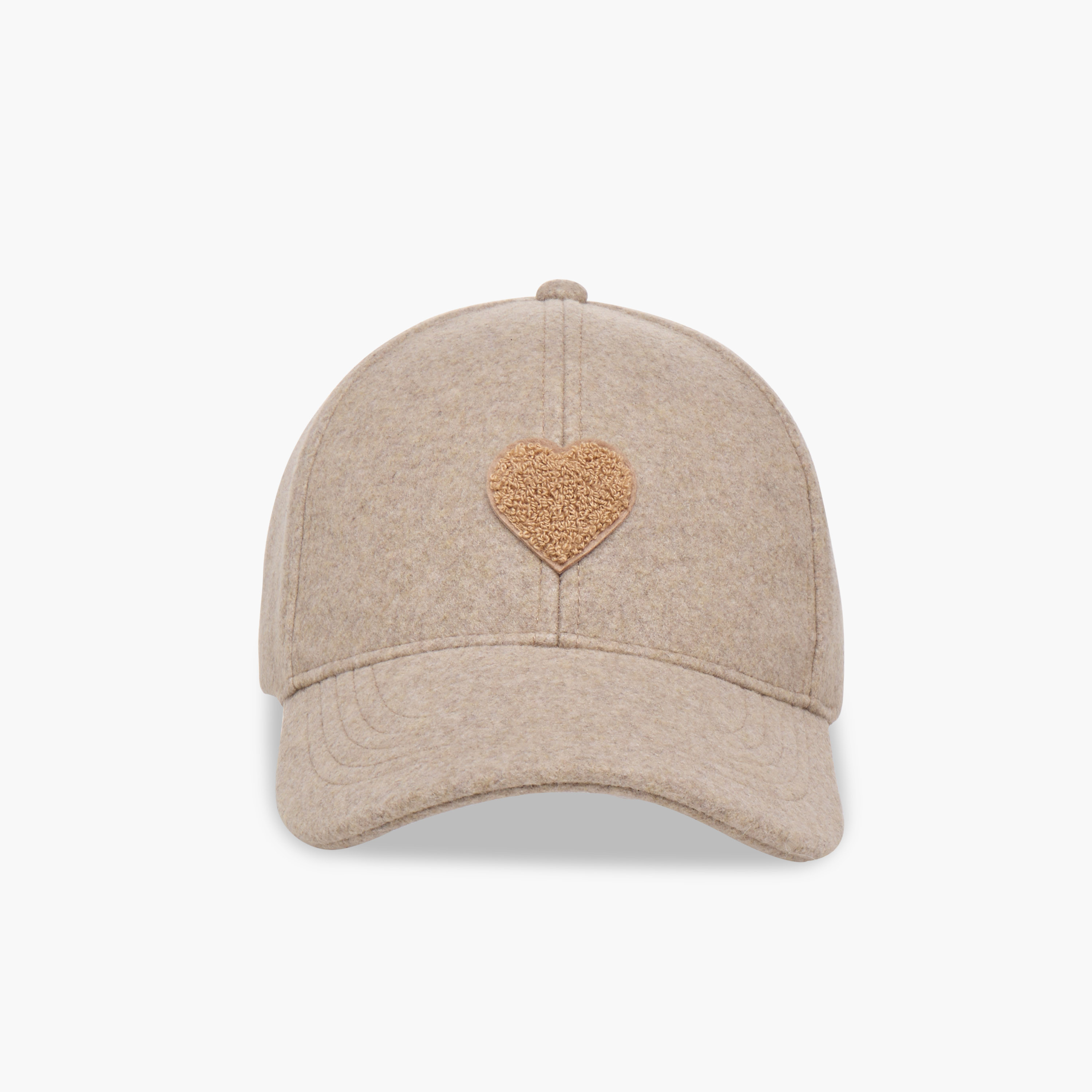 قبعة كاب بزخارف قلب وشريط إغلاق لاصق-women-clothingaccessories-capsandhats-image-1