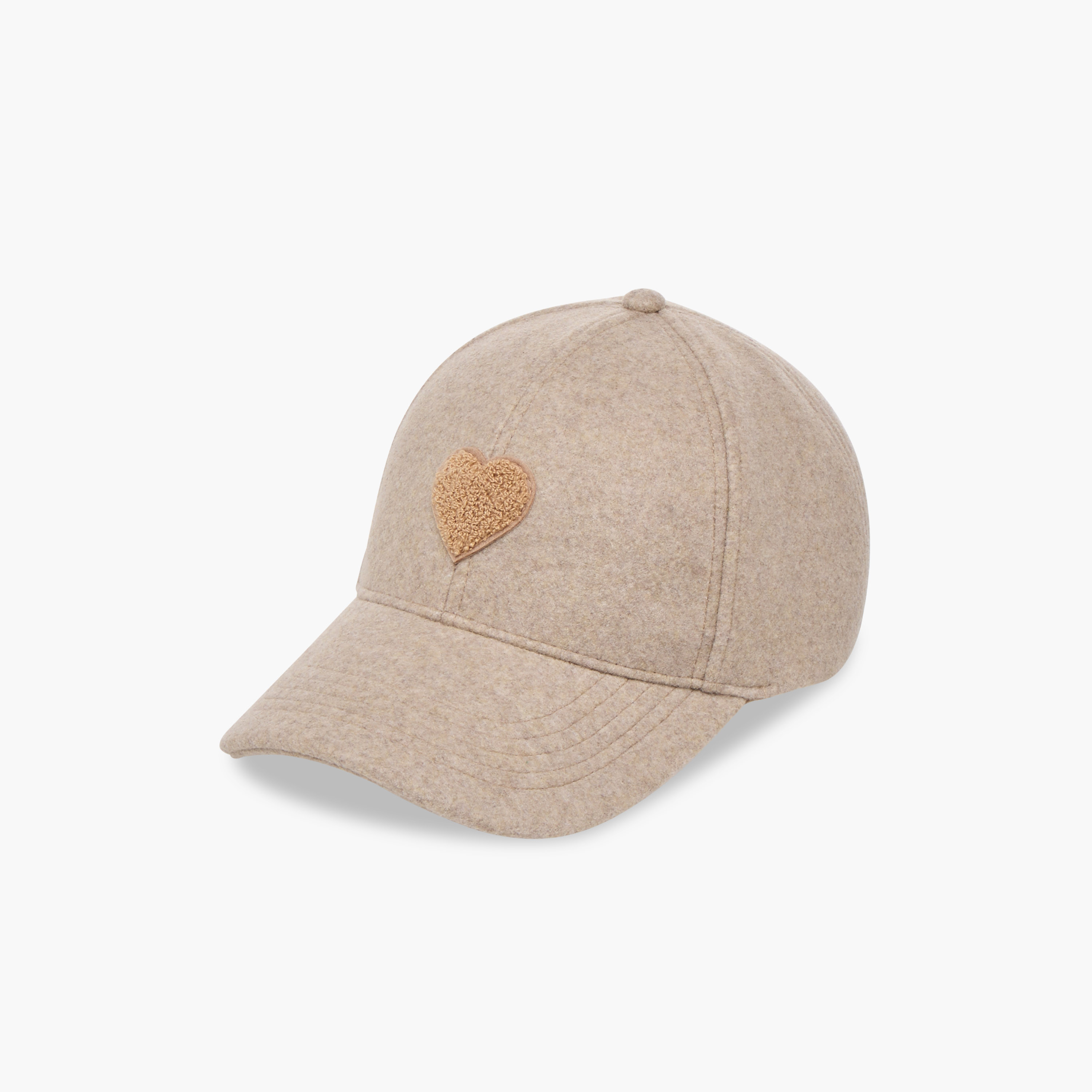 قبعة كاب بزخارف قلب وشريط إغلاق لاصق-women-clothingaccessories-capsandhats-image-3