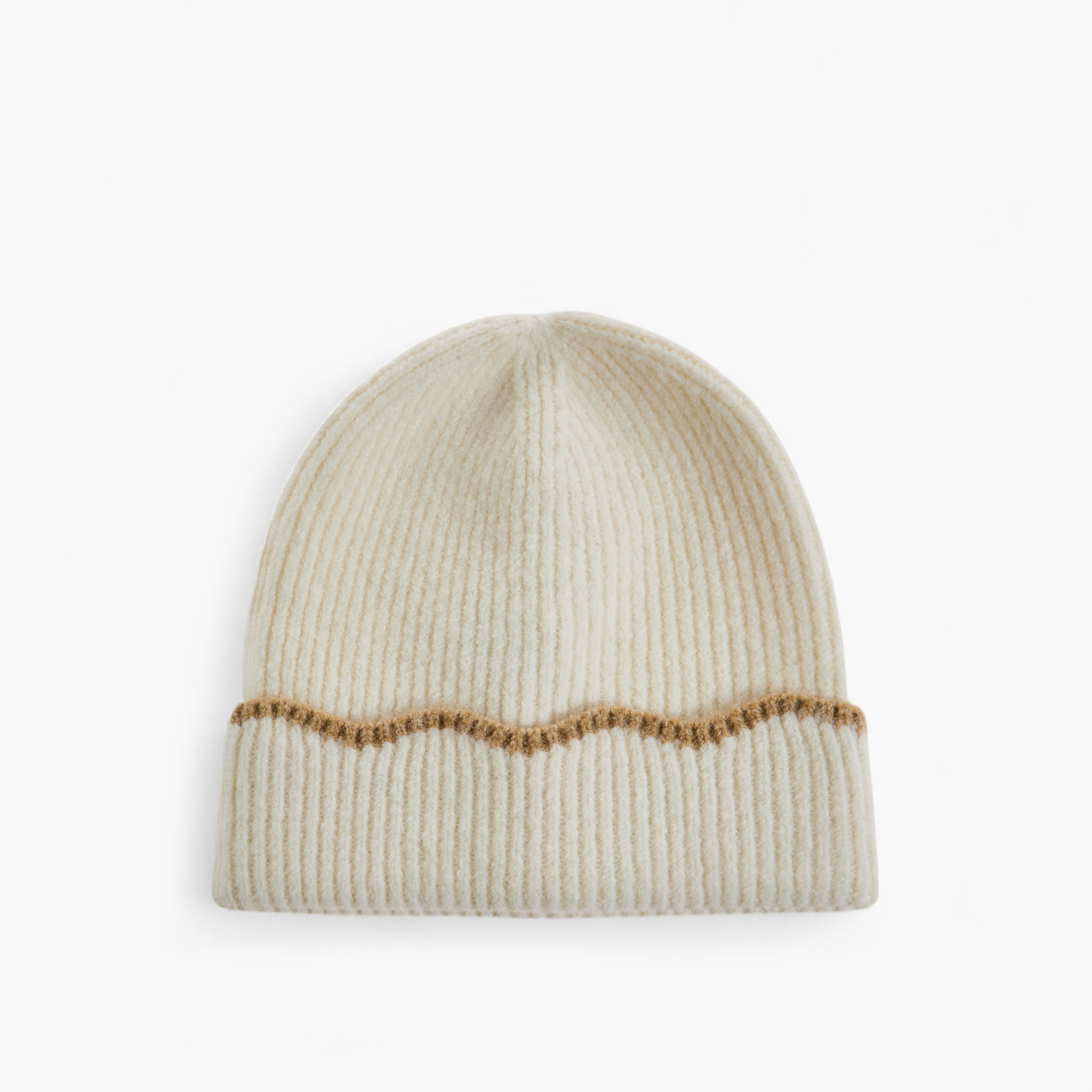 Knitted Trim Detail Beanie-women-clothingaccessories-capsandhats-image-1