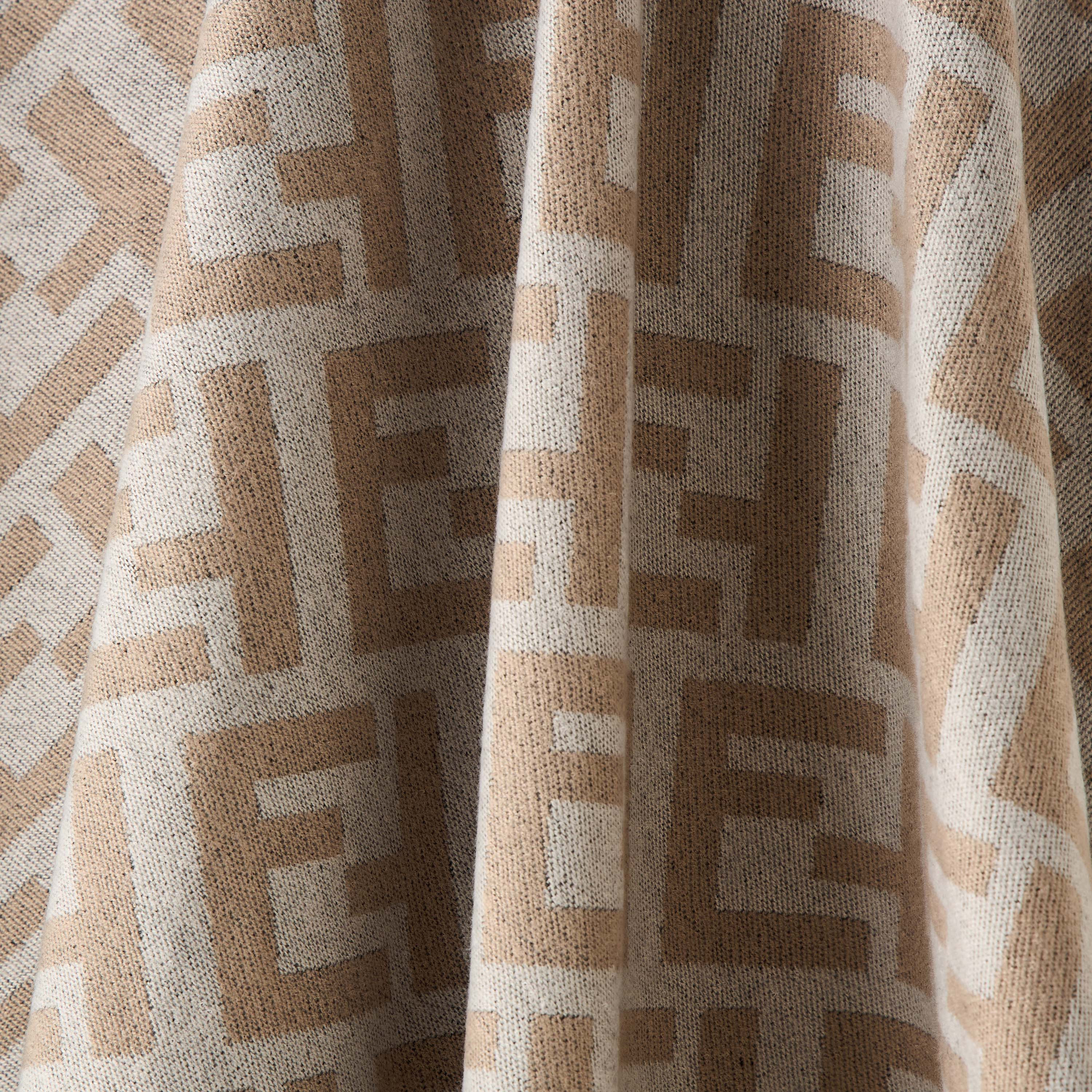 Asymmetric Cape Monogram Print-women-winterwear-scarves-image-5