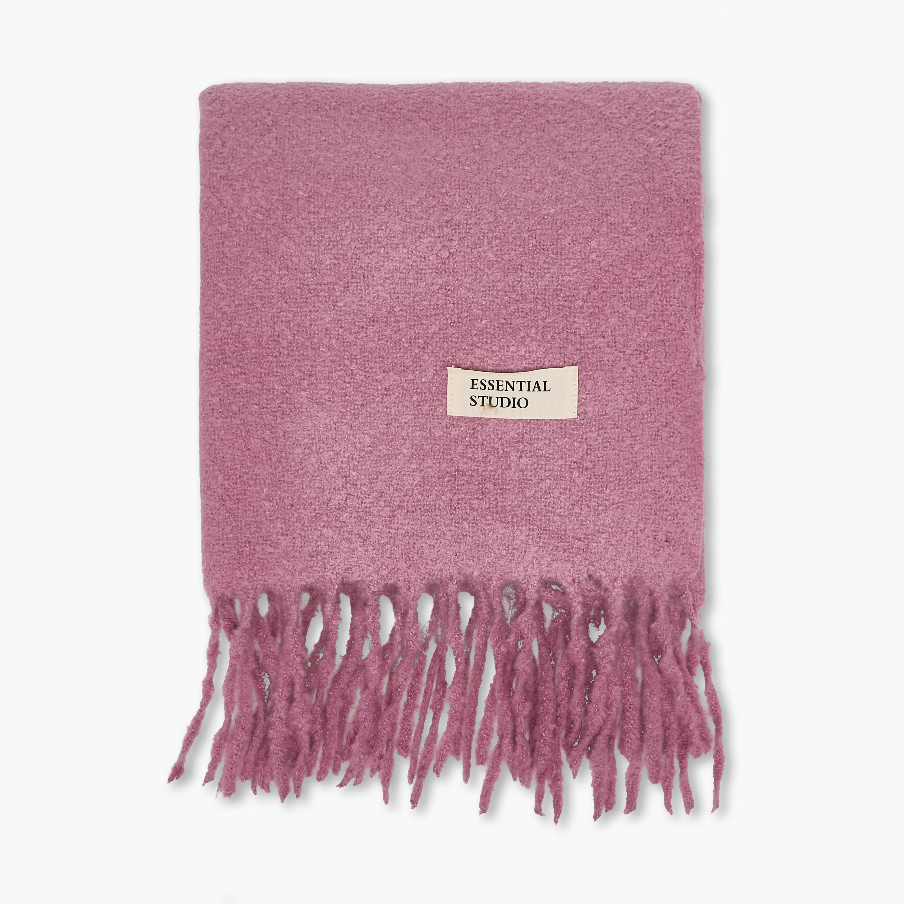 وشاح بوليستر وردي بشراشيب-women-winterwear-scarves-image-3