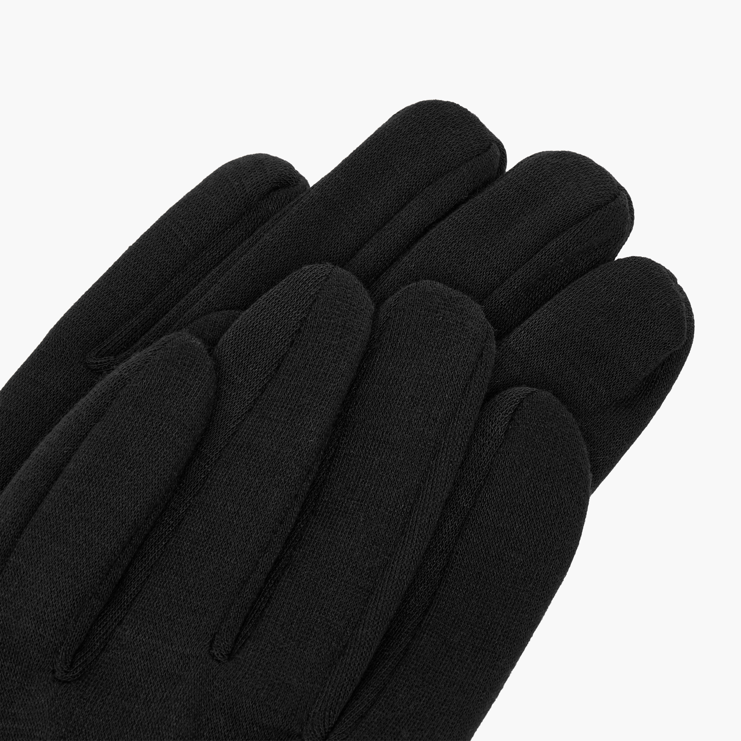 قفازات جلد سويدي بوليستر شتوية-women-winterwear-gloves-image-4