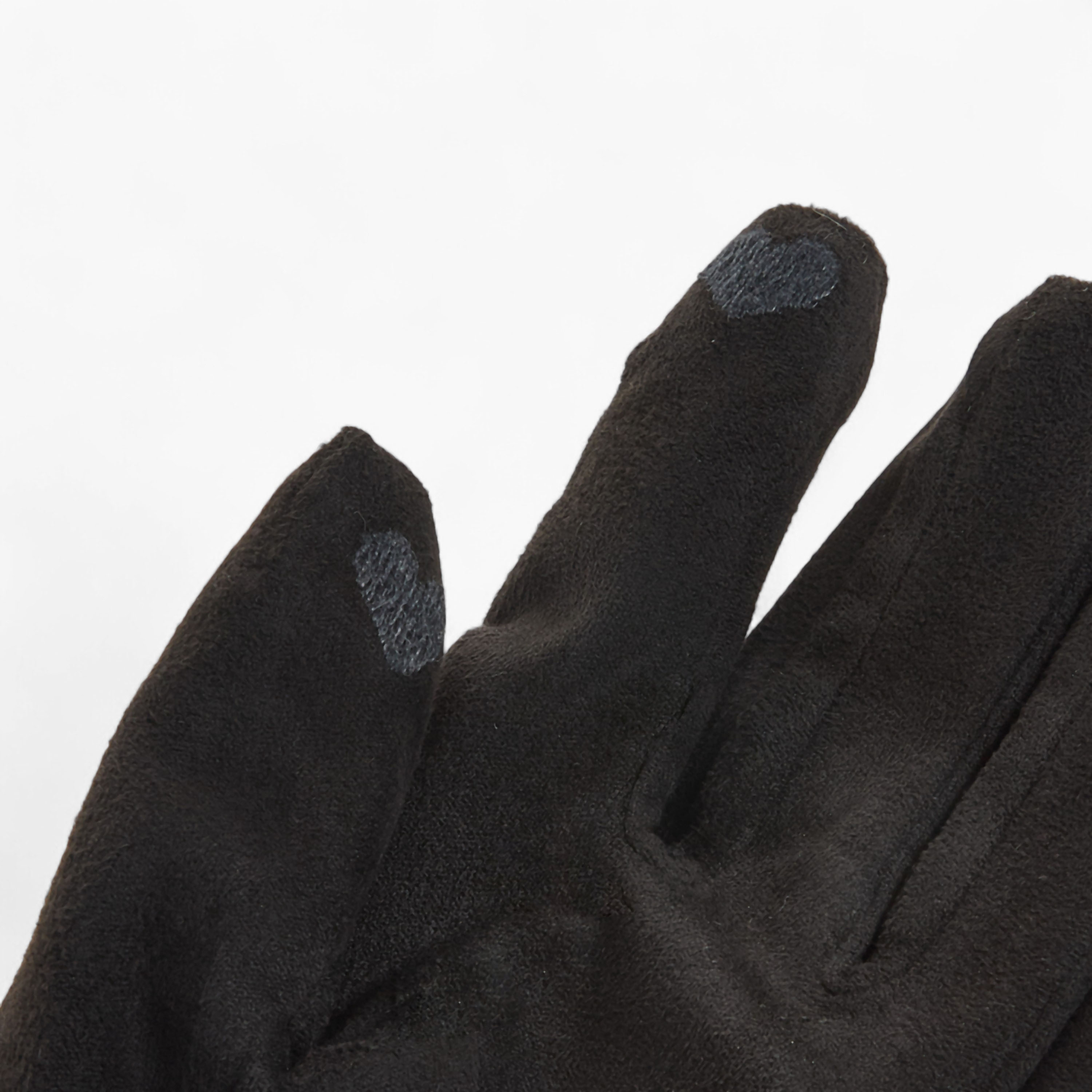Fur Trim Suede Polyester Gloves-women-winterwear-gloves-image-7