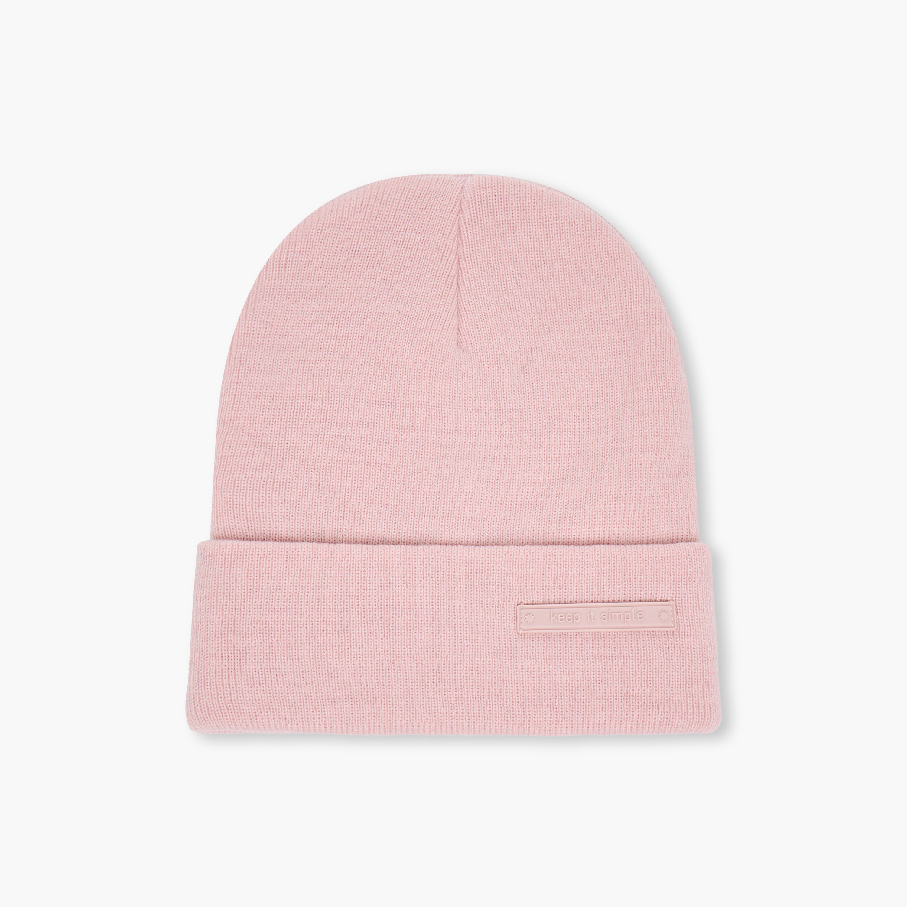 Ribbed Beanie Cap with Tab Detail-women-clothingaccessories-capsandhats-image-1