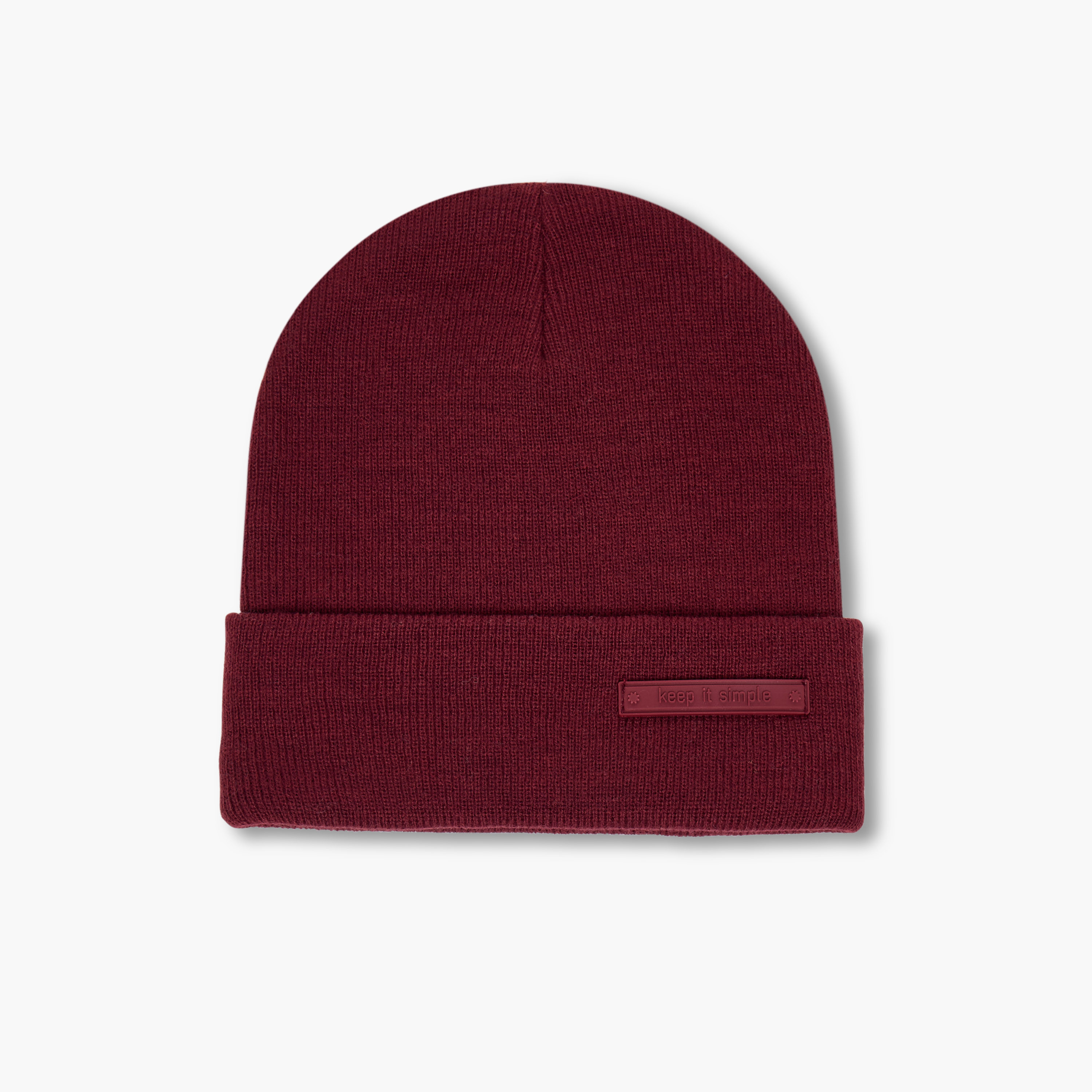 قبعة بيني مضلعة بتفاصيل شعار-women-clothingaccessories-capsandhats-image-1