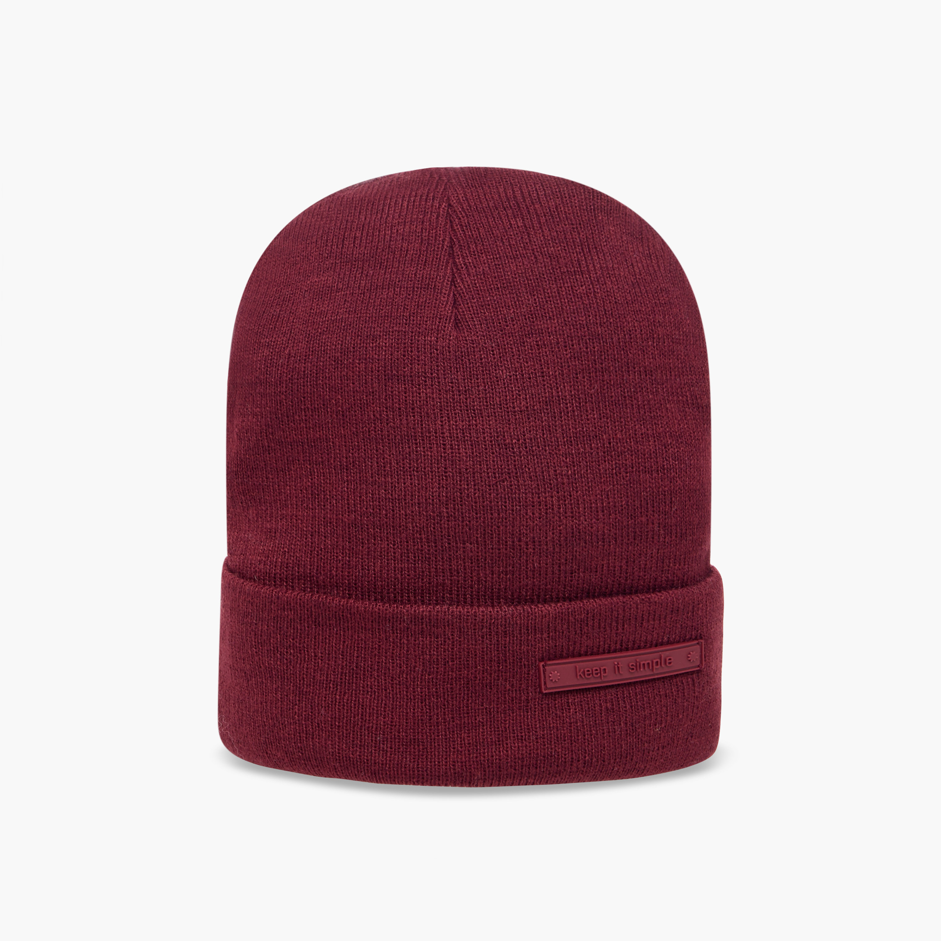 قبعة بيني مضلعة بتفاصيل شعار-women-clothingaccessories-capsandhats-image-4