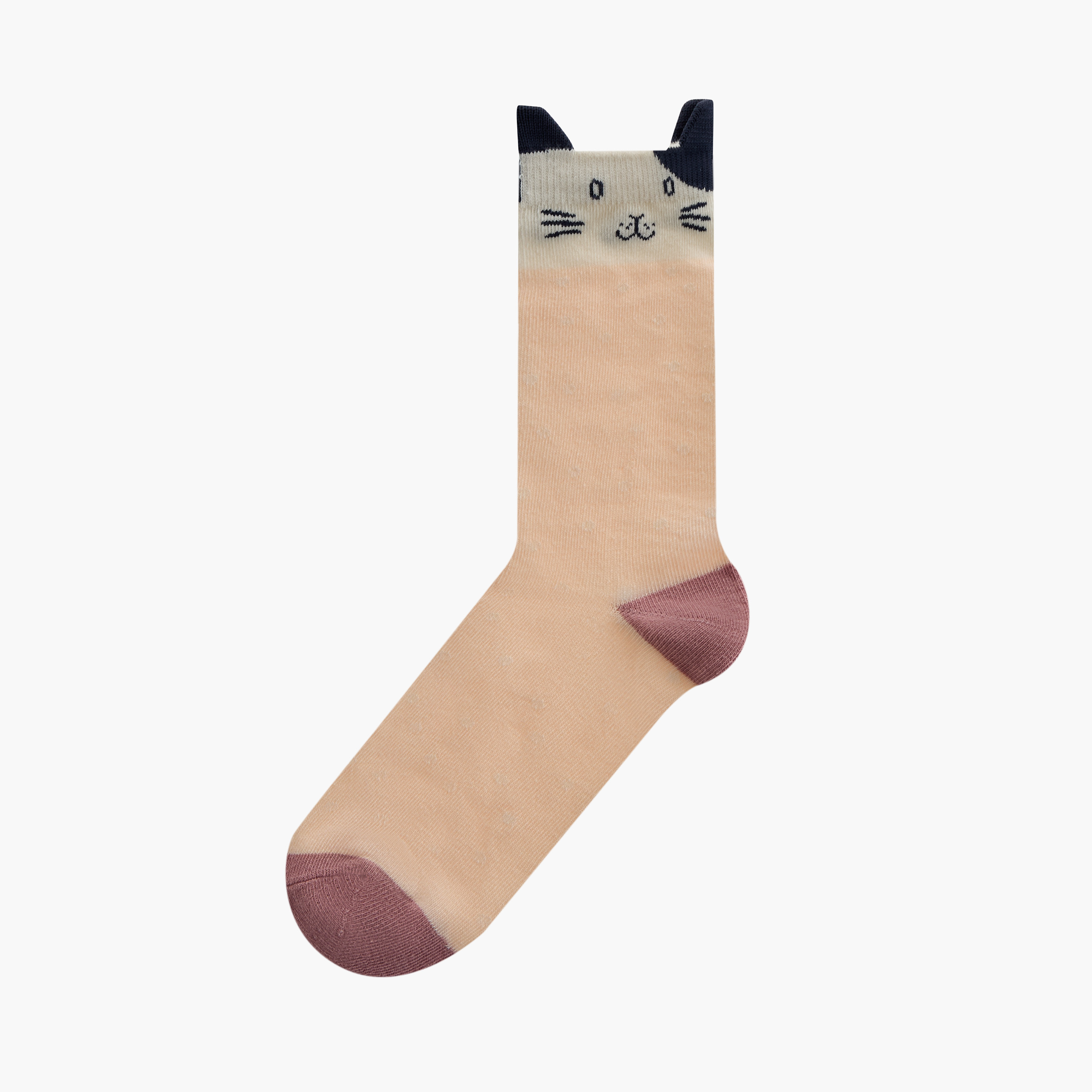 عبوة جوارب 3 أزواج بطول الكاحل وزينة قطة-women-socksandstockings-image-2