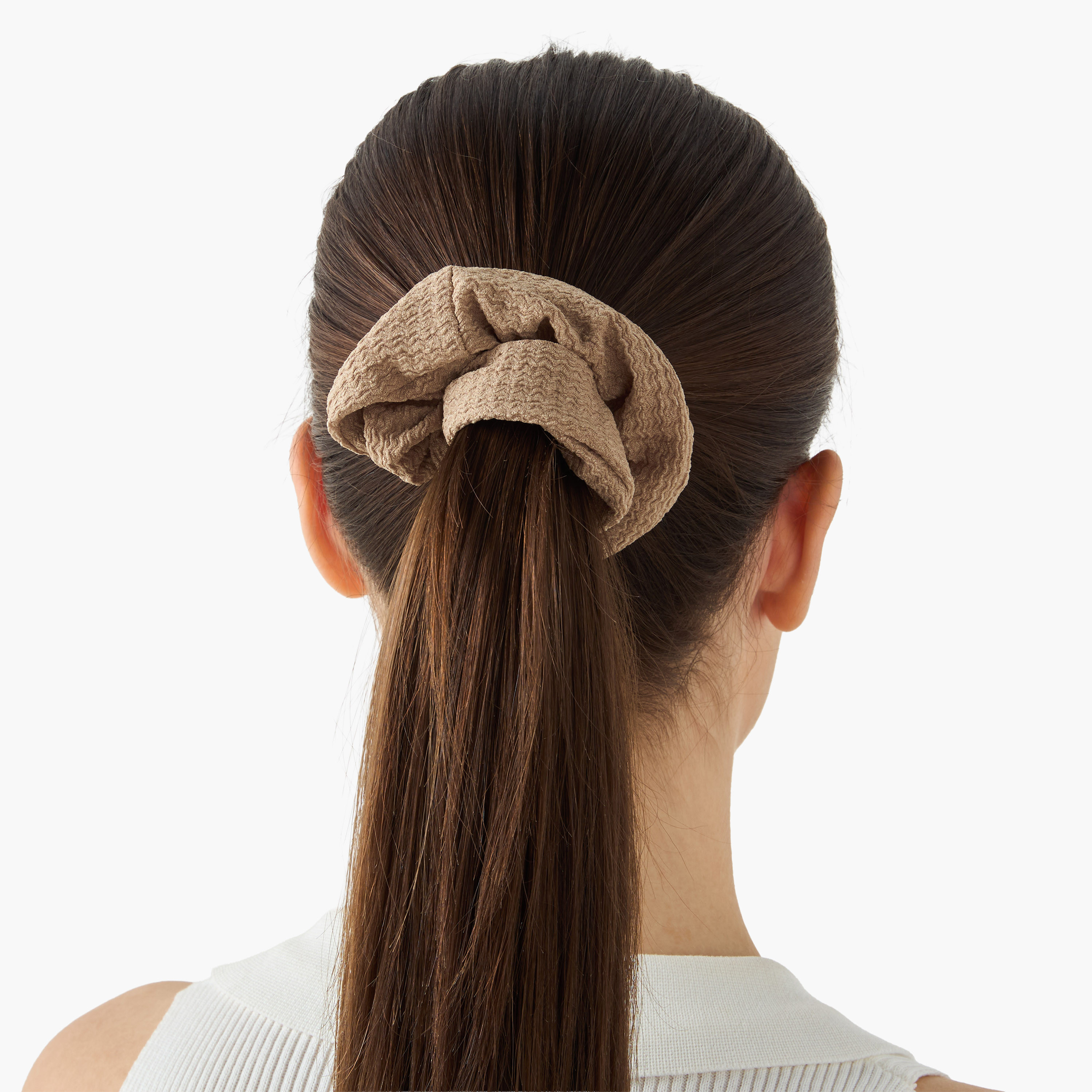 Pack of 4 Textured Hair Scrunchie-women-hairaccessories-scrunchies-image-2