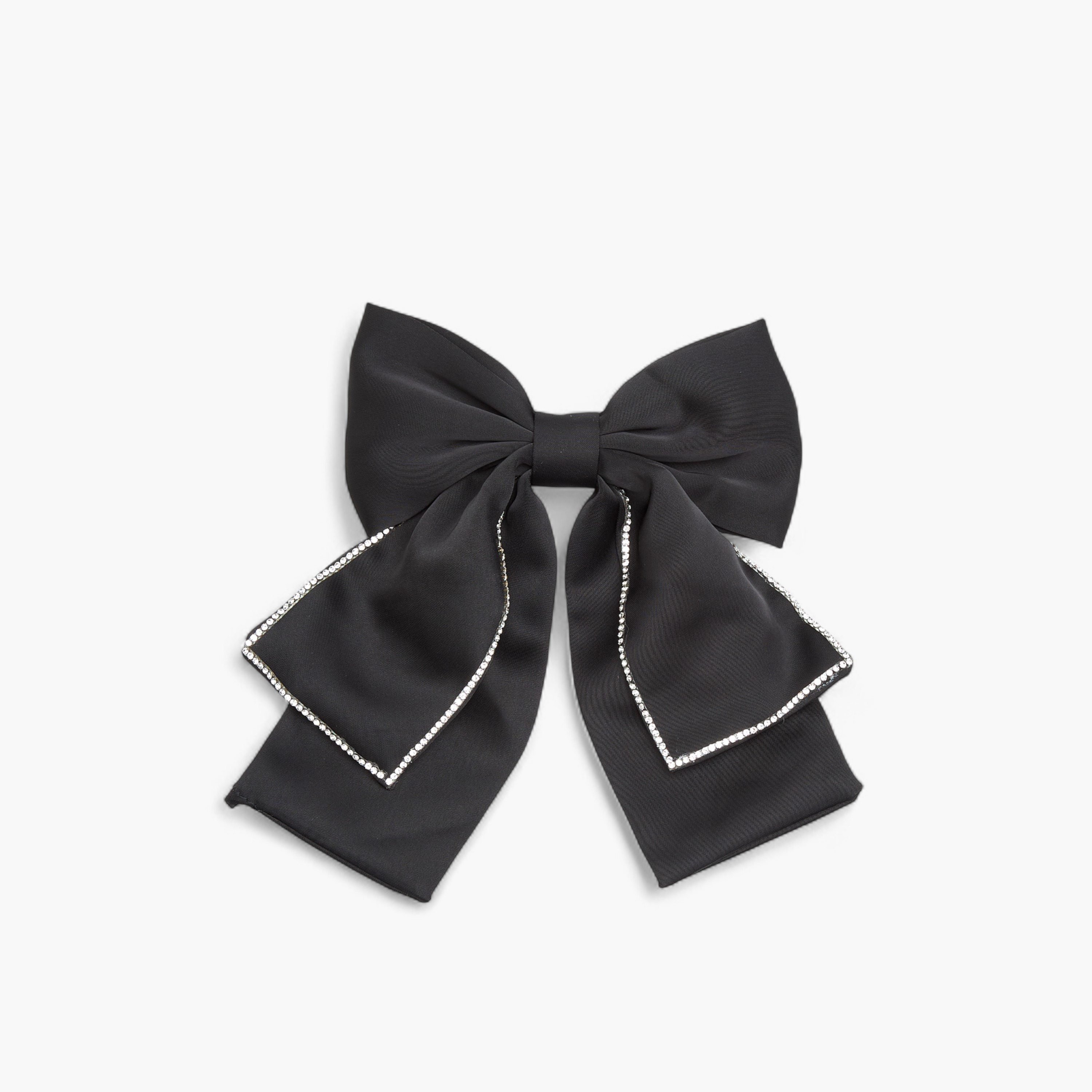 Barrette Hair Clip with Embellished Bow-women-hairaccessories-clips-image-1