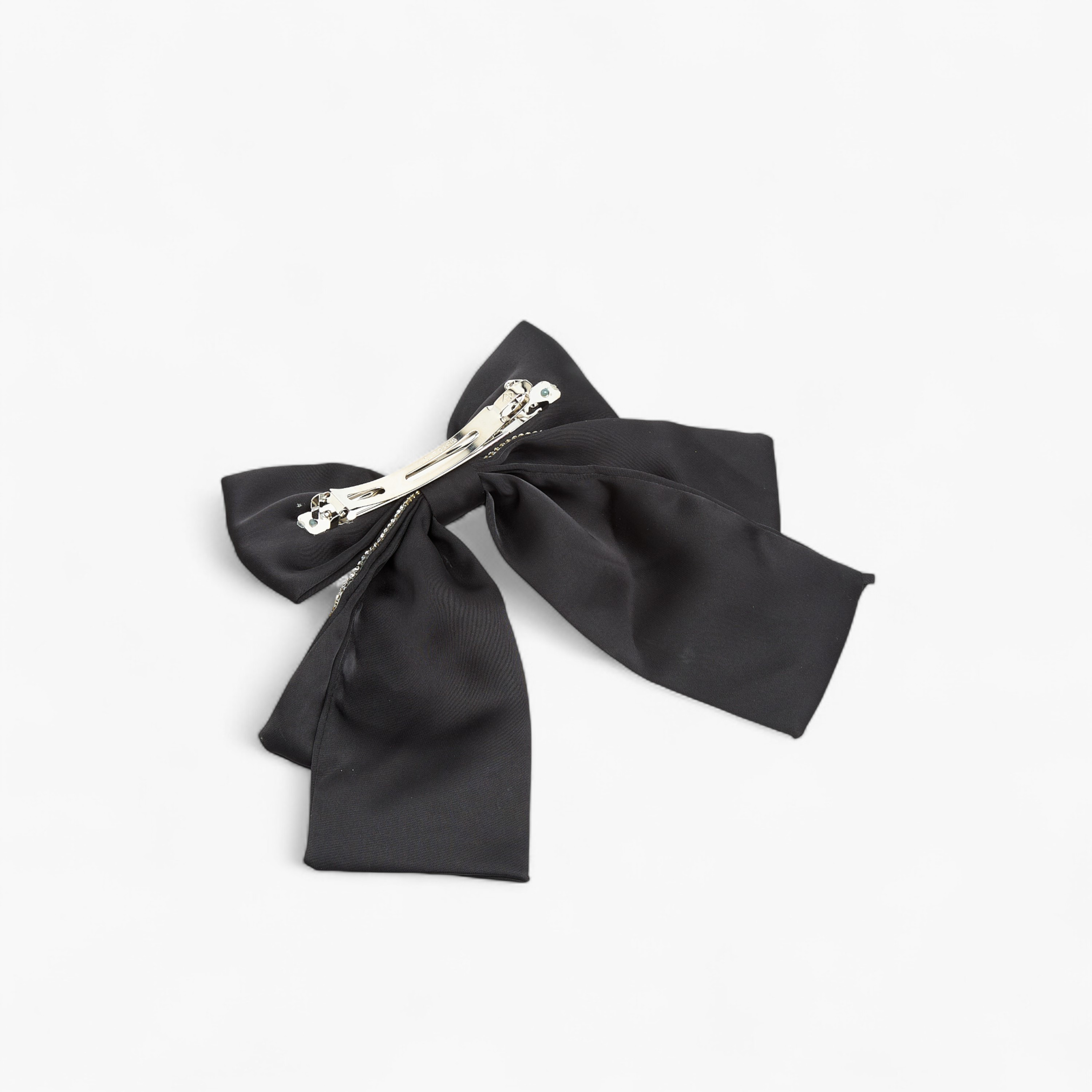 Barrette Hair Clip with Embellished Bow-women-hairaccessories-clips-image-4