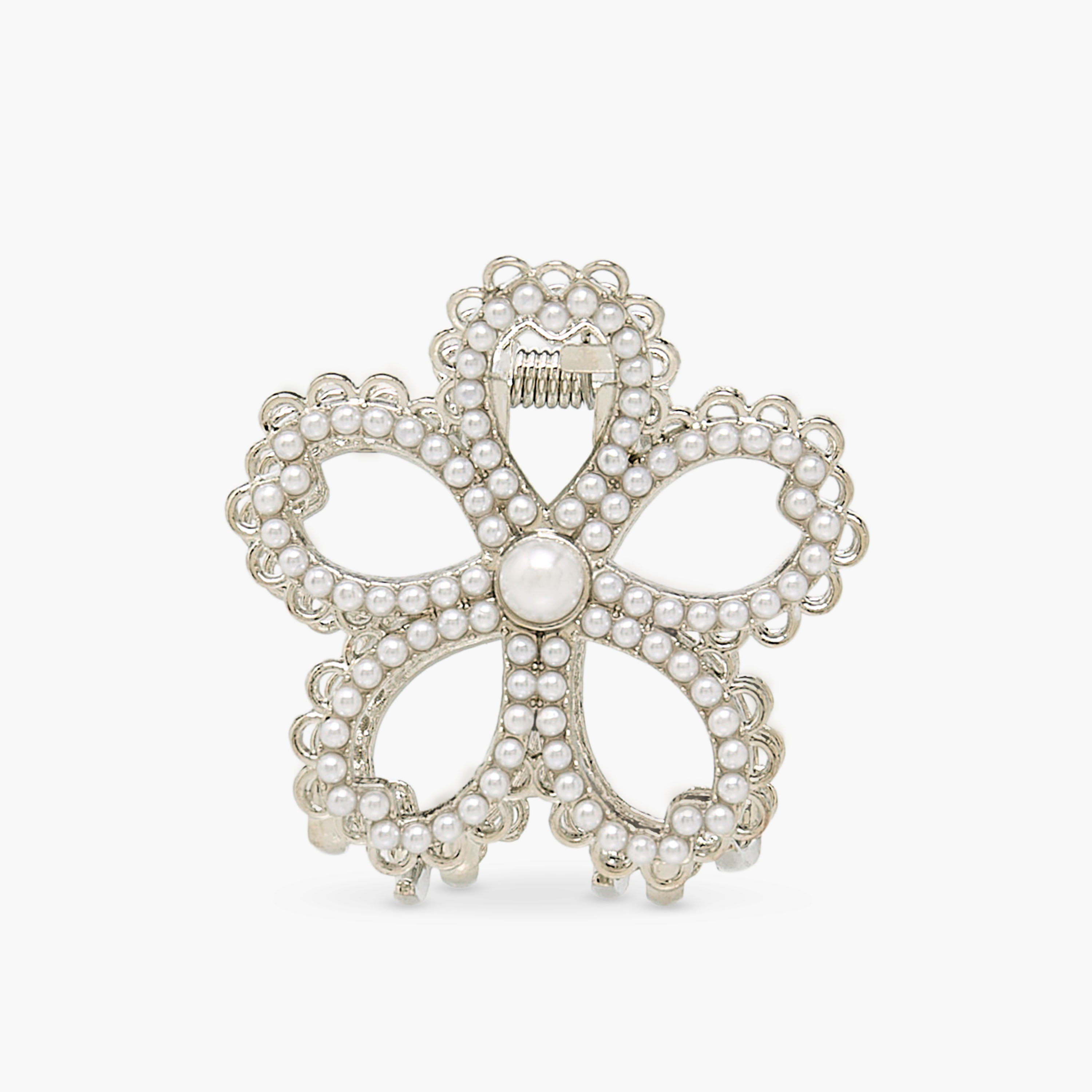 Pack of 2 Hair Clamps with Pearl Detail-women-hairaccessories-clamps-image-2