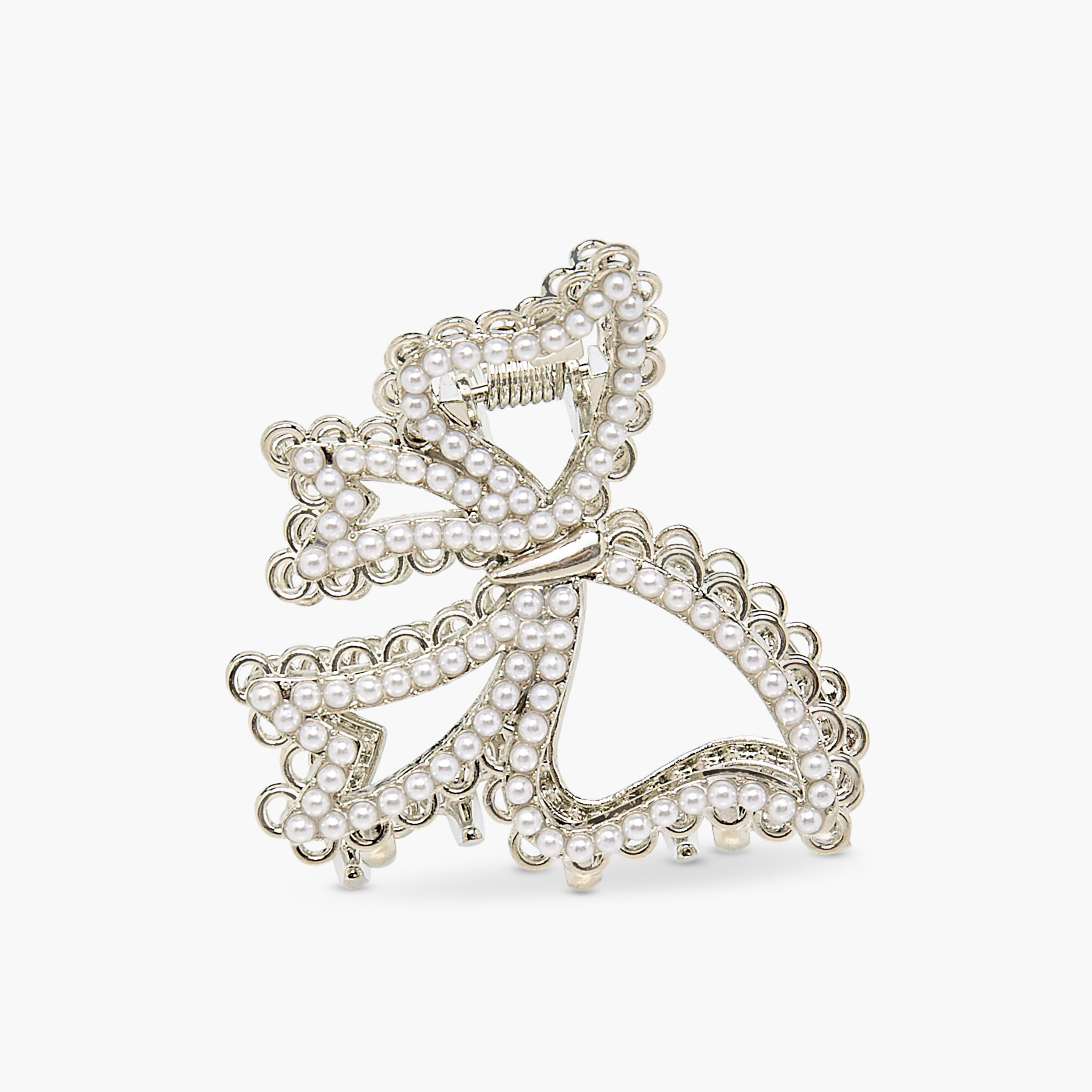 Pack of 2 Hair Clamps with Pearl Detail-women-hairaccessories-clamps-image-3