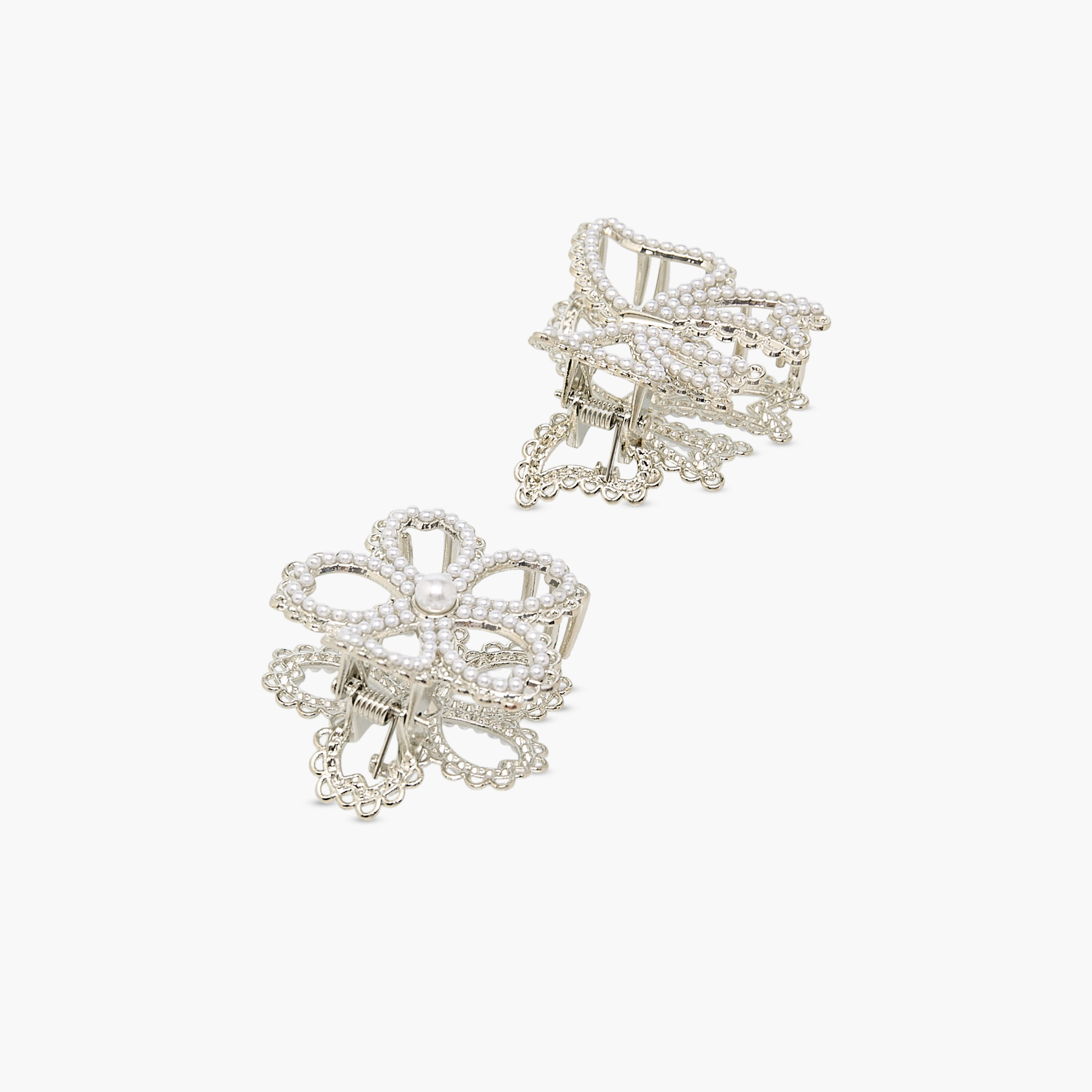 Pack of 2 Hair Clamps with Pearl Detail-women-hairaccessories-clamps-image-4