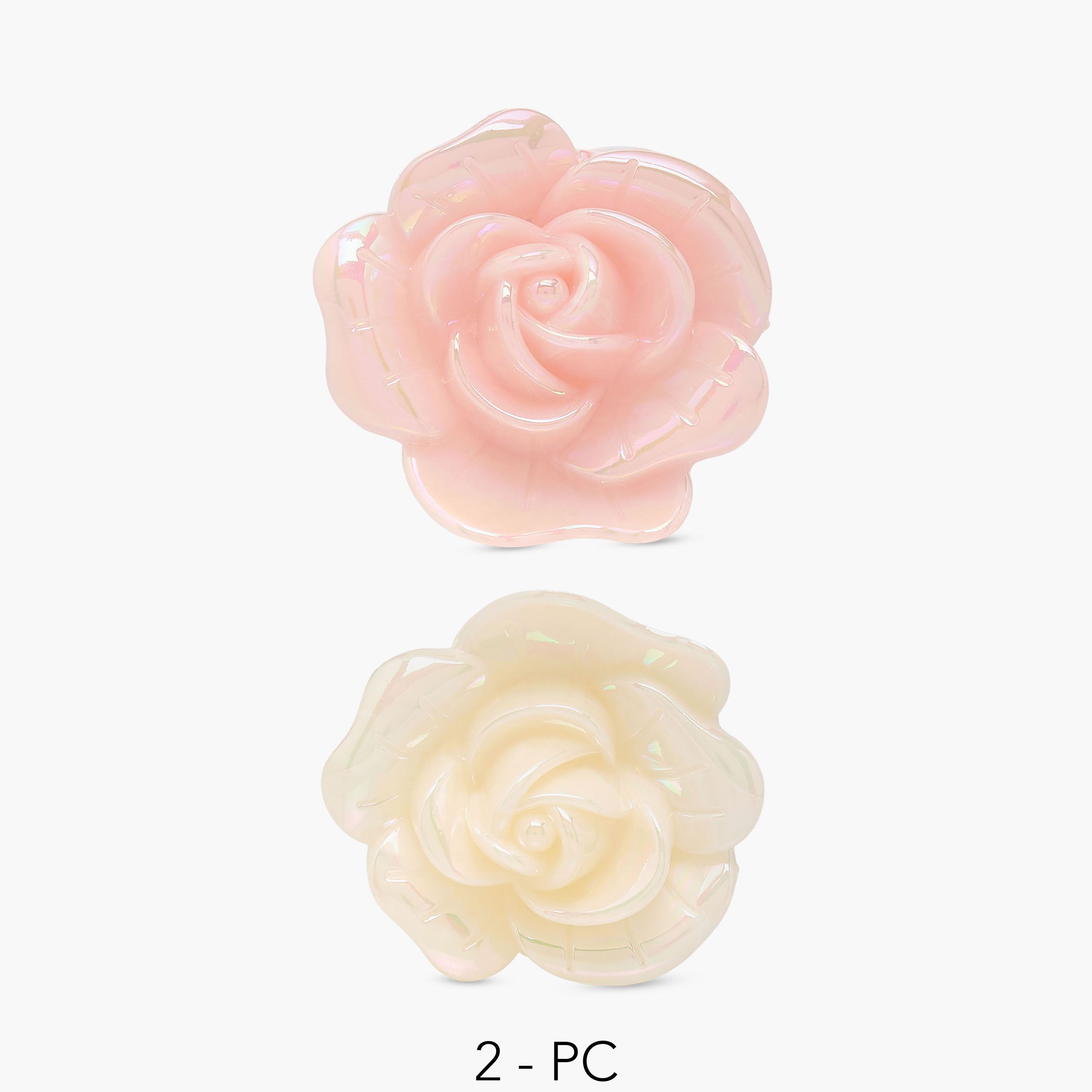 Pack of 2 Floral Hair Clamp-women-hairaccessories-clamps-image-1