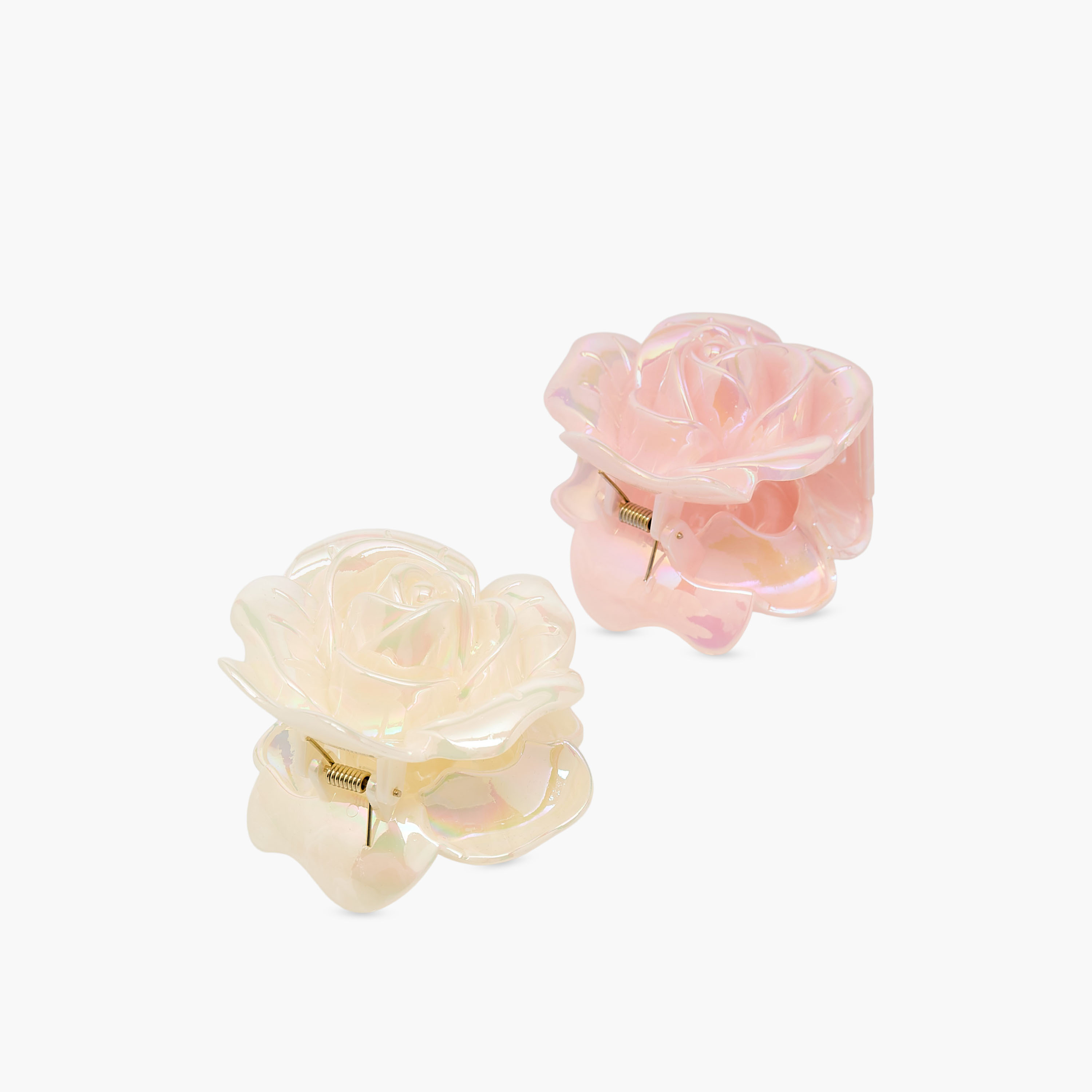 Pack of 2 Floral Hair Clamp-women-hairaccessories-clamps-image-4