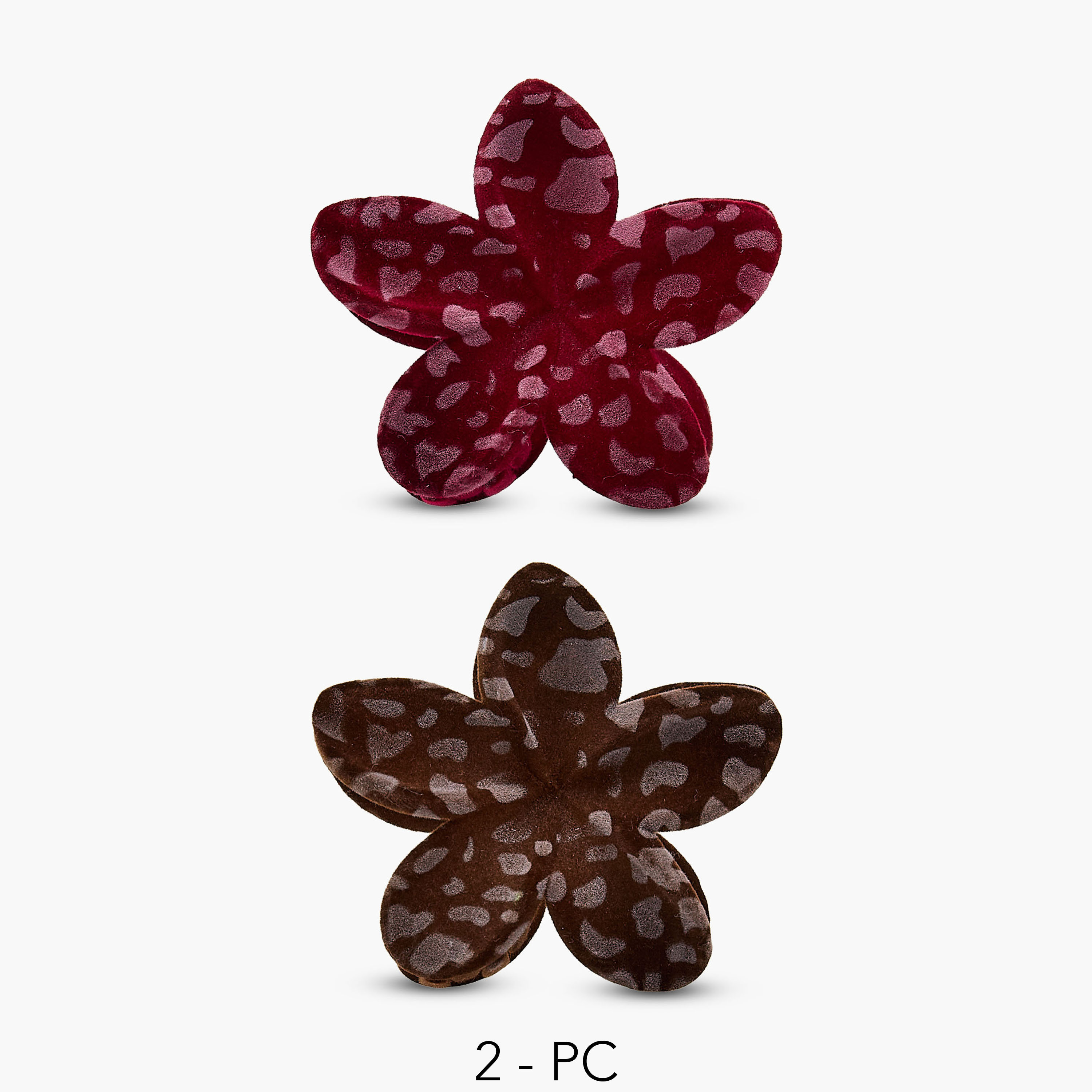 Pack of 2 Floral Hair Clamp-women-hairaccessories-clamps-image-1