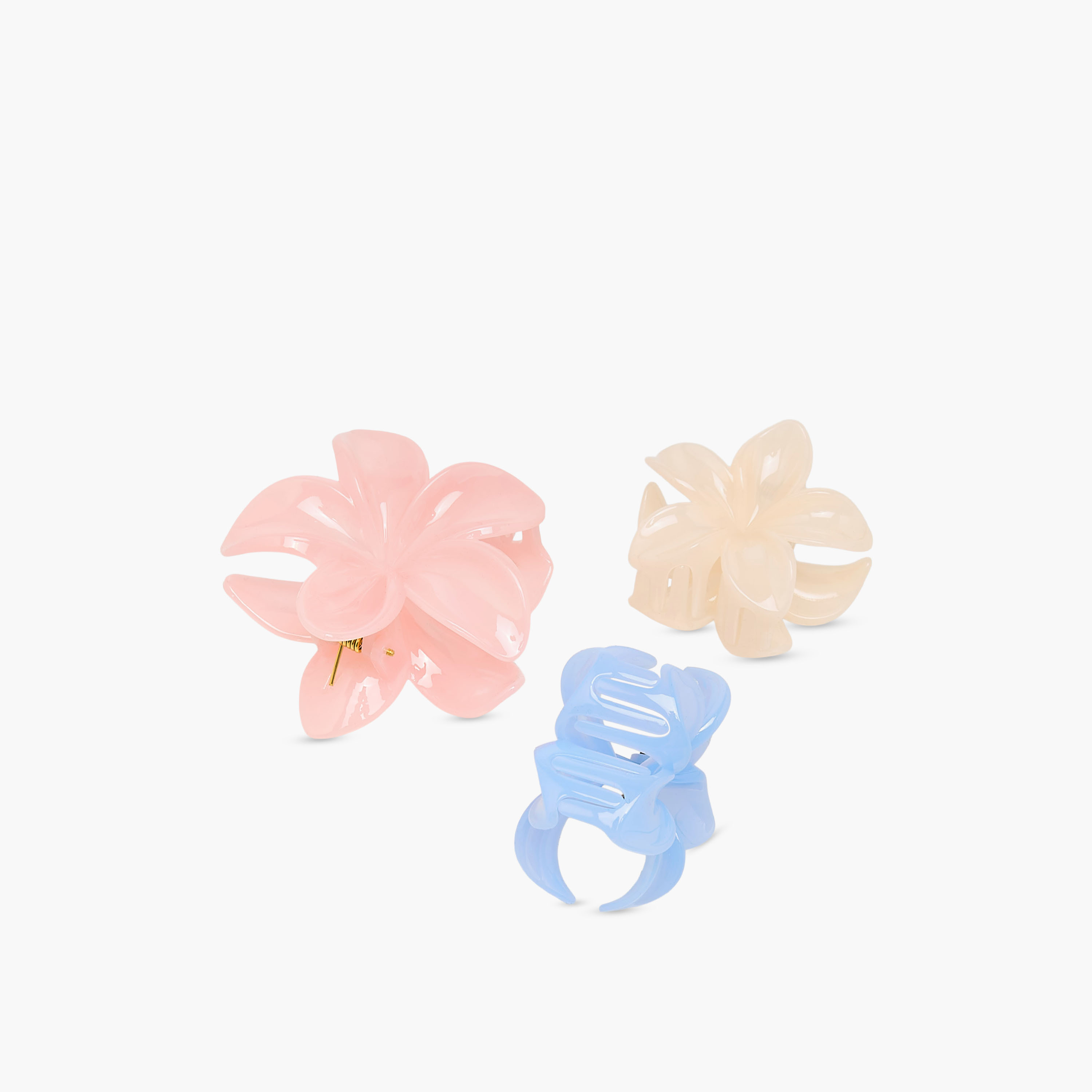 Pack of 5 Floral Hair Clamp-women-hairaccessories-clamps-image-8