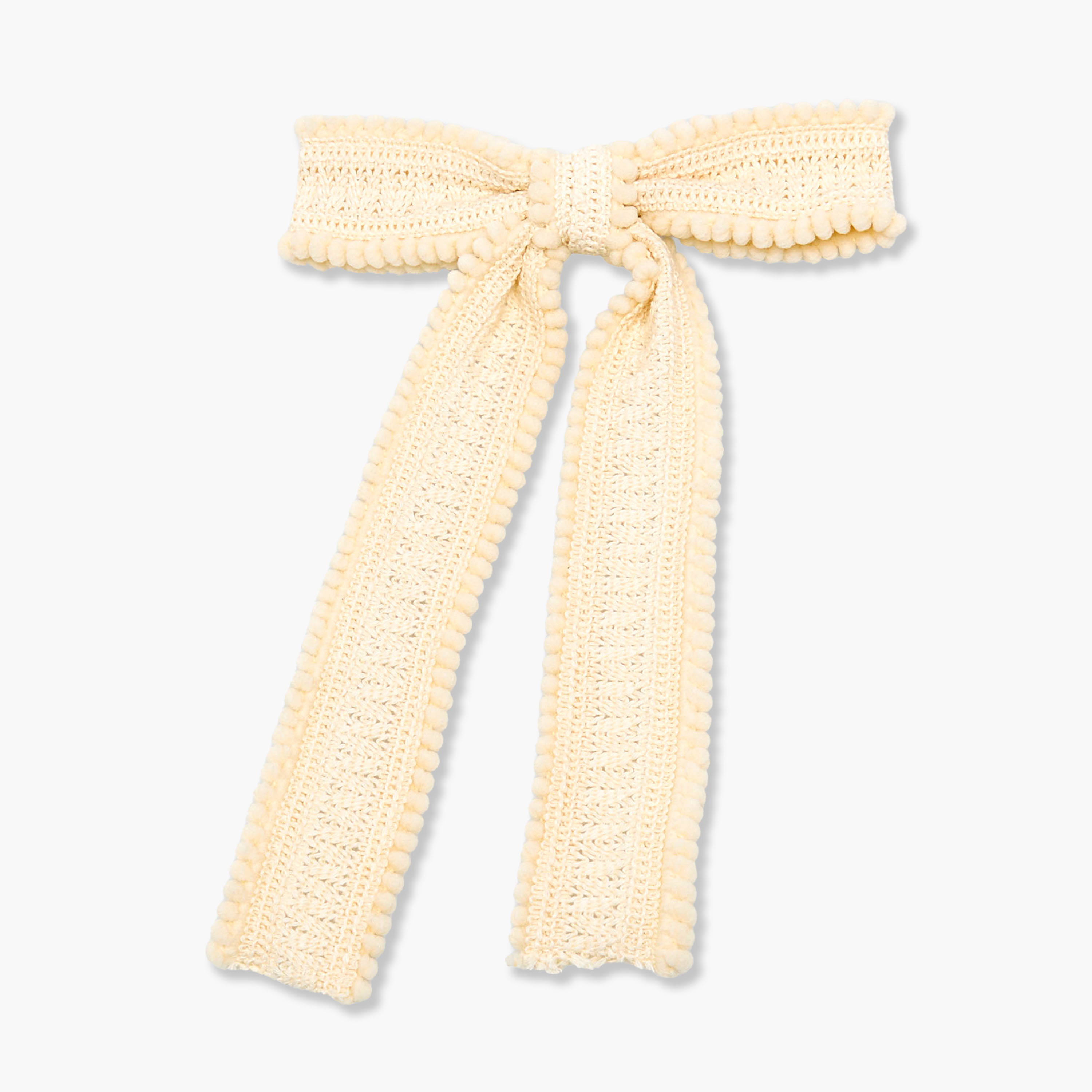 Barrette Hair Clip with Bow Accent-women-hairaccessories-clips-image-1