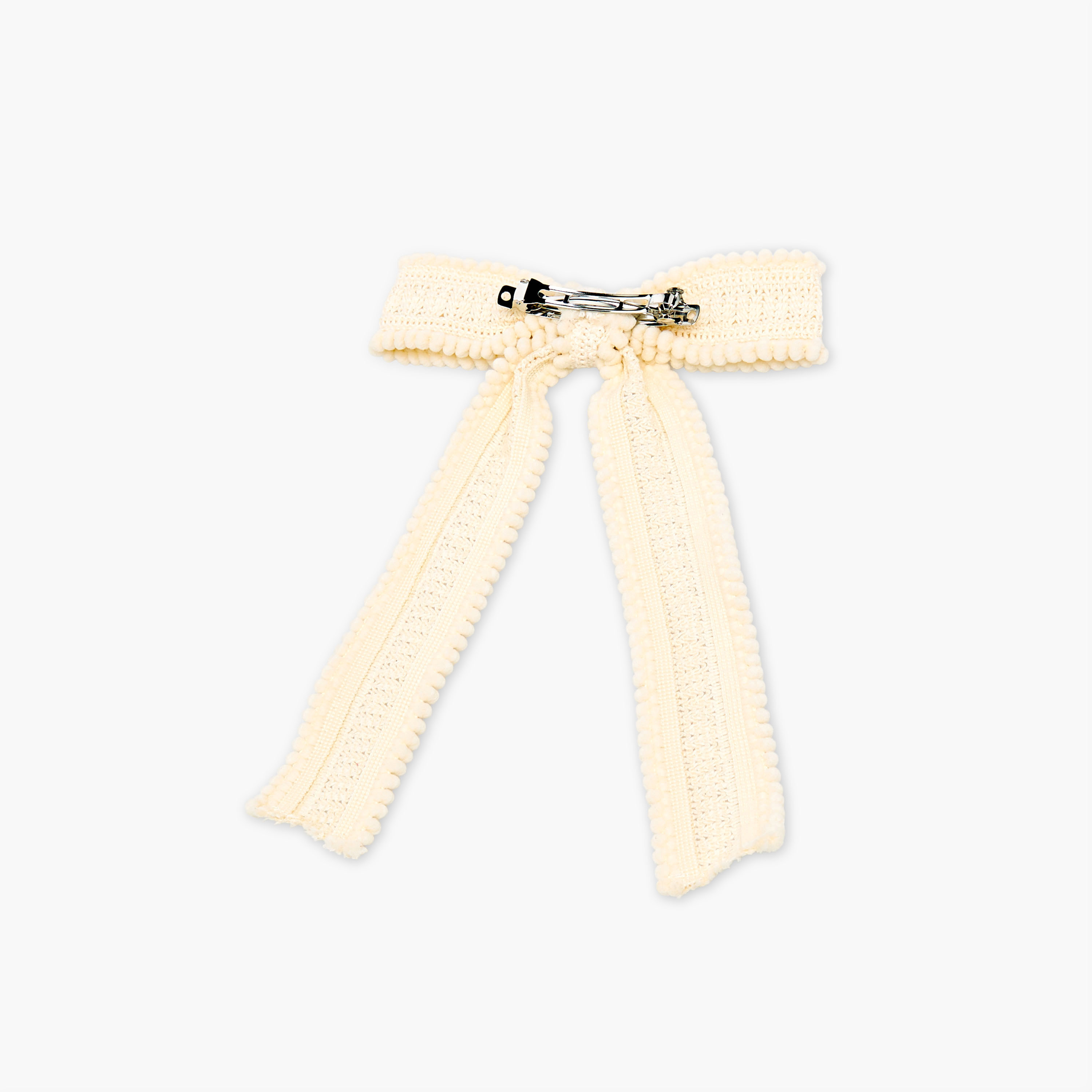 Barrette Hair Clip with Bow Accent-women-hairaccessories-clips-image-4
