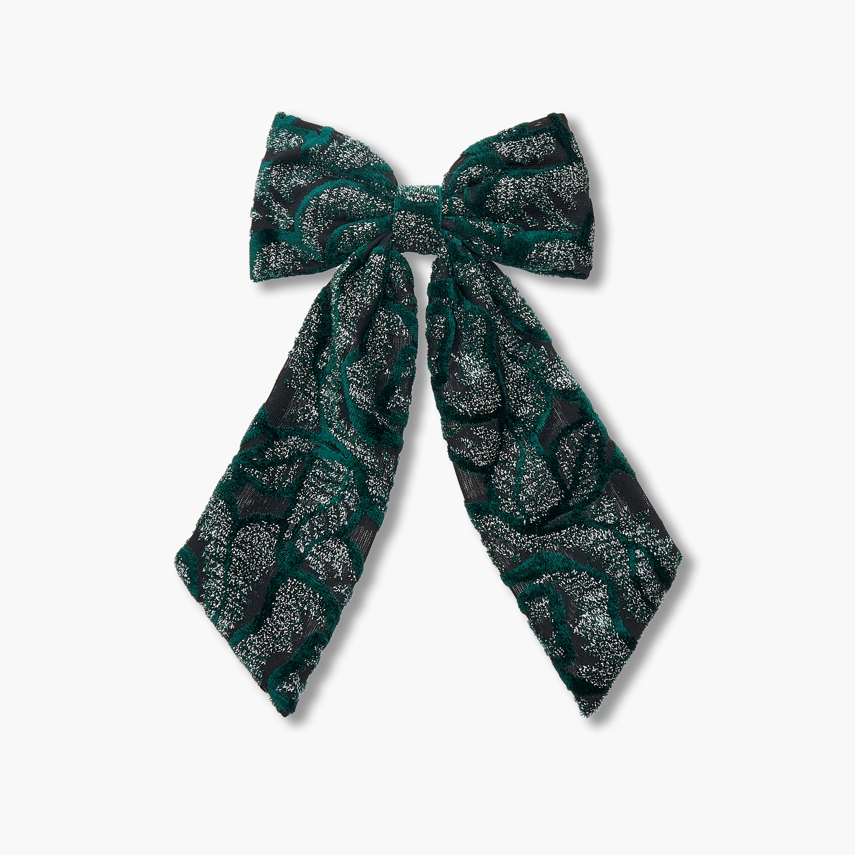 Barrette Hair Clip with Bow Accent-women-hairaccessories-clips-image-1