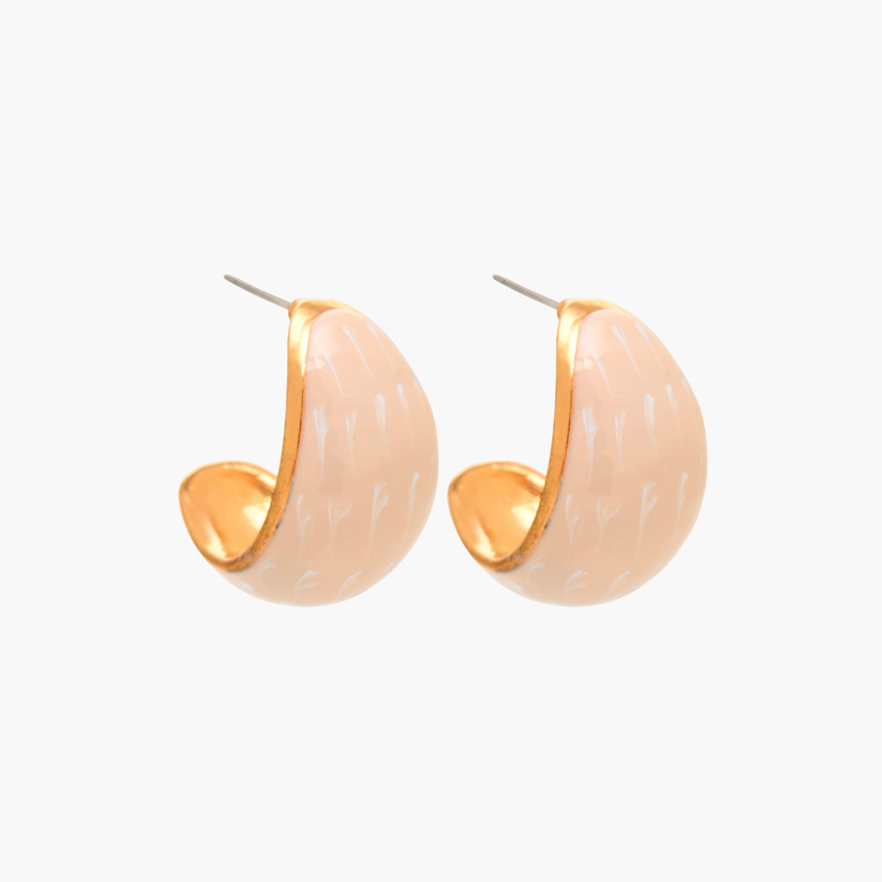 Pack of 2 Metallic Stud Earrings with Pushback Closure-women-watchesandjewellery-jewellery-earrings-image-4