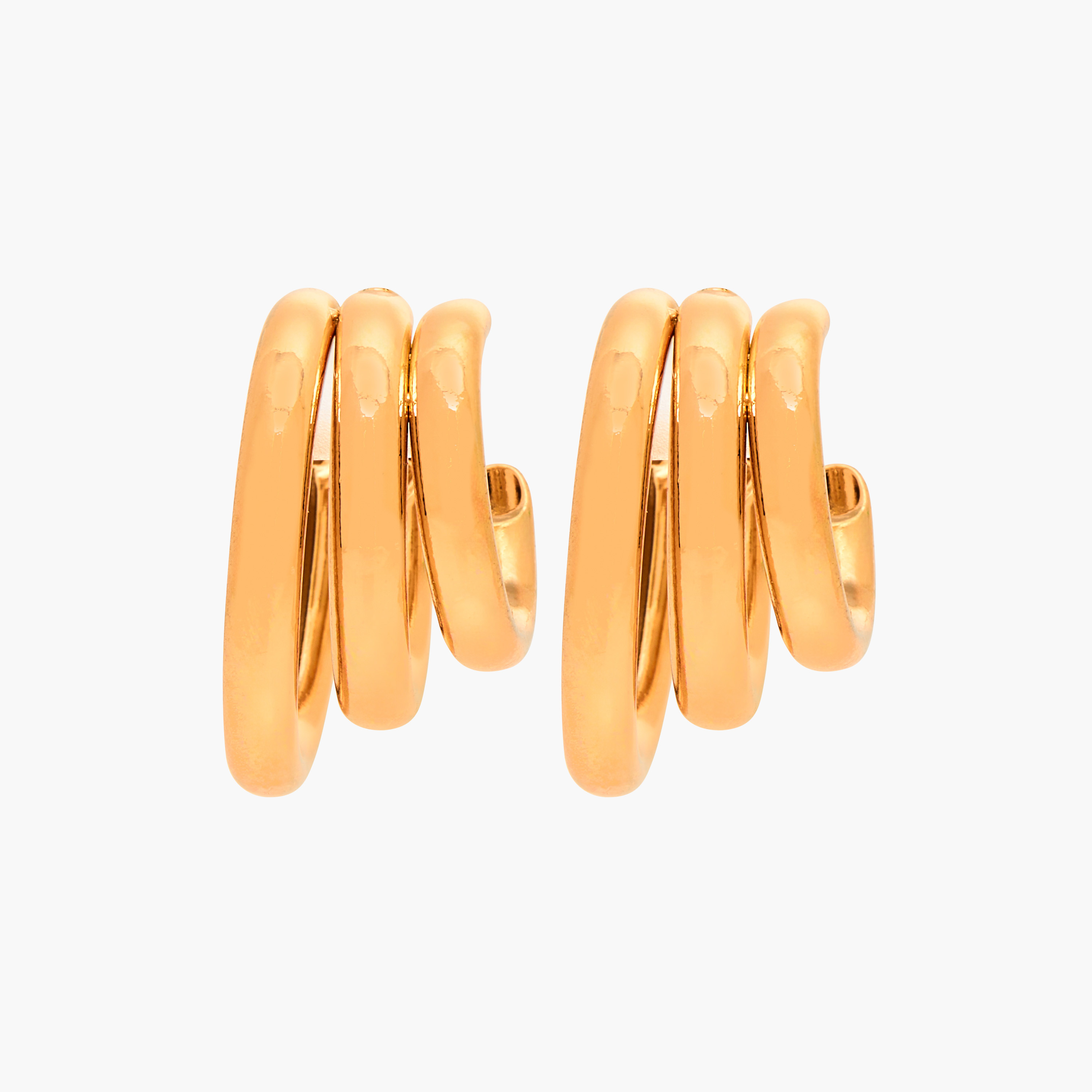 Pack of 2 Metallic Stud Earrings with Pushback Closure-women-watchesandjewellery-jewellery-earrings-image-6