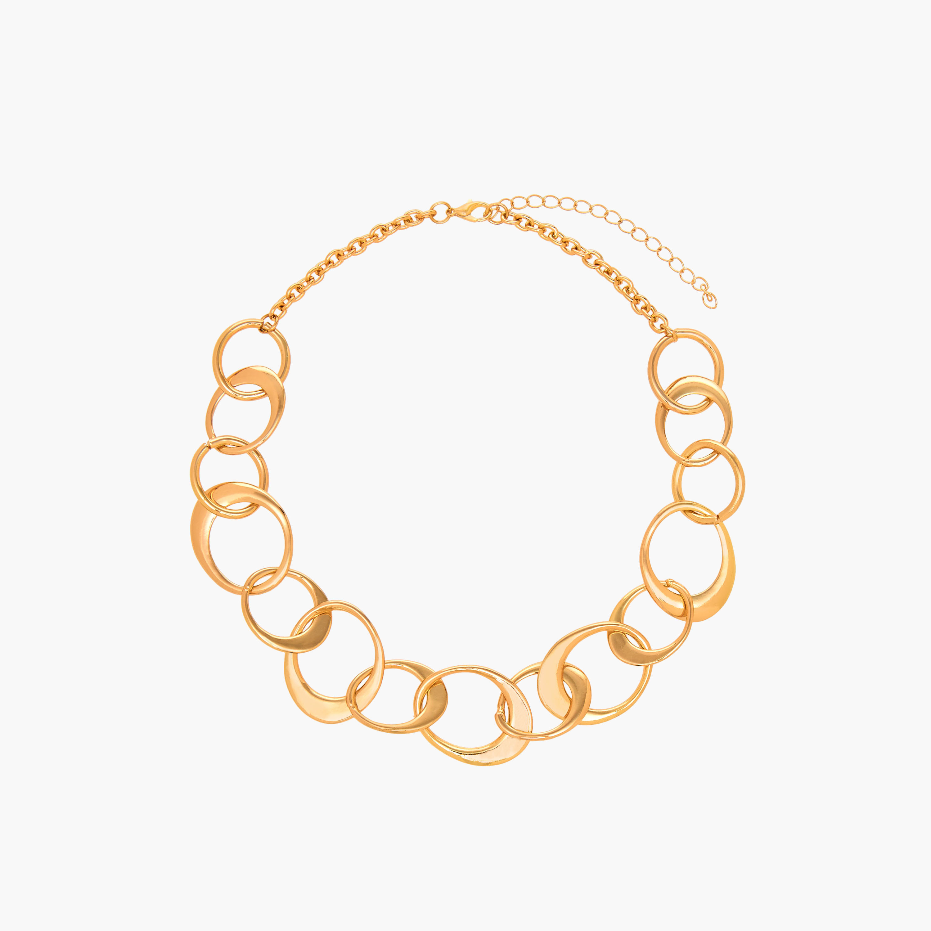 Metal Chain Necklace with Lobster Clasp Closure-women-watchesandjewellery-jewellery-necklacesandpendants-image-1