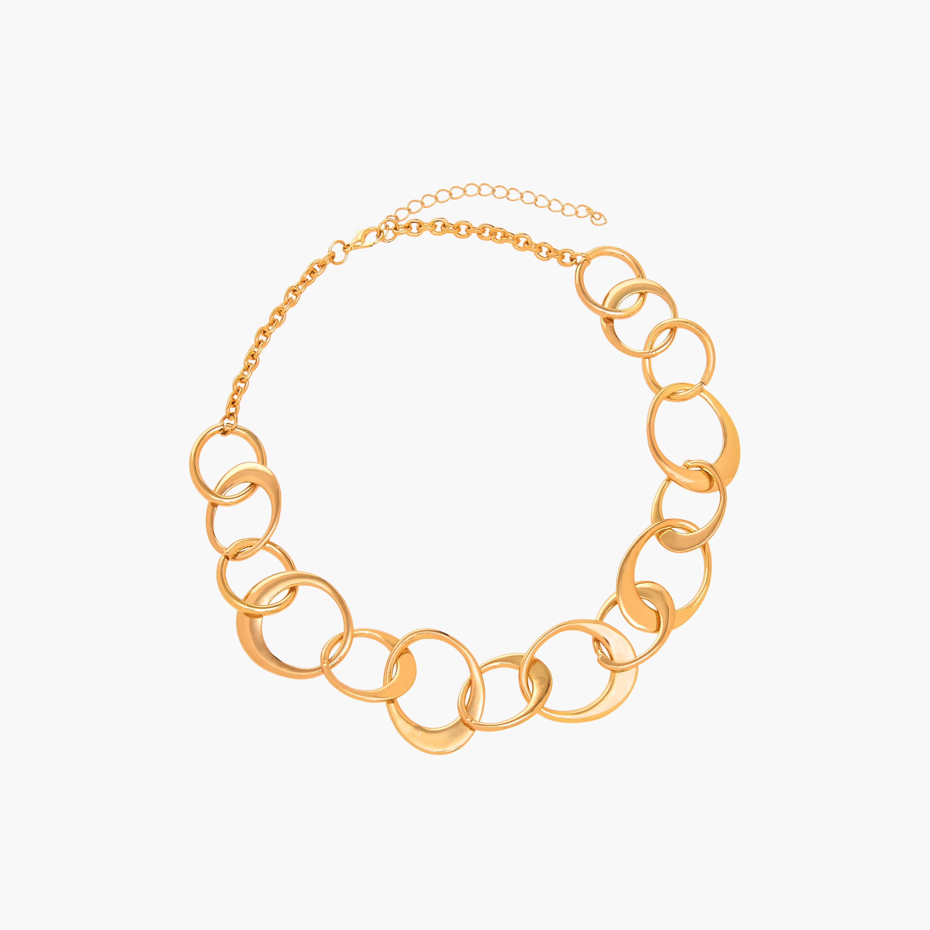 Metal Chain Necklace with Lobster Clasp Closure-women-watchesandjewellery-jewellery-necklacesandpendants-image-3
